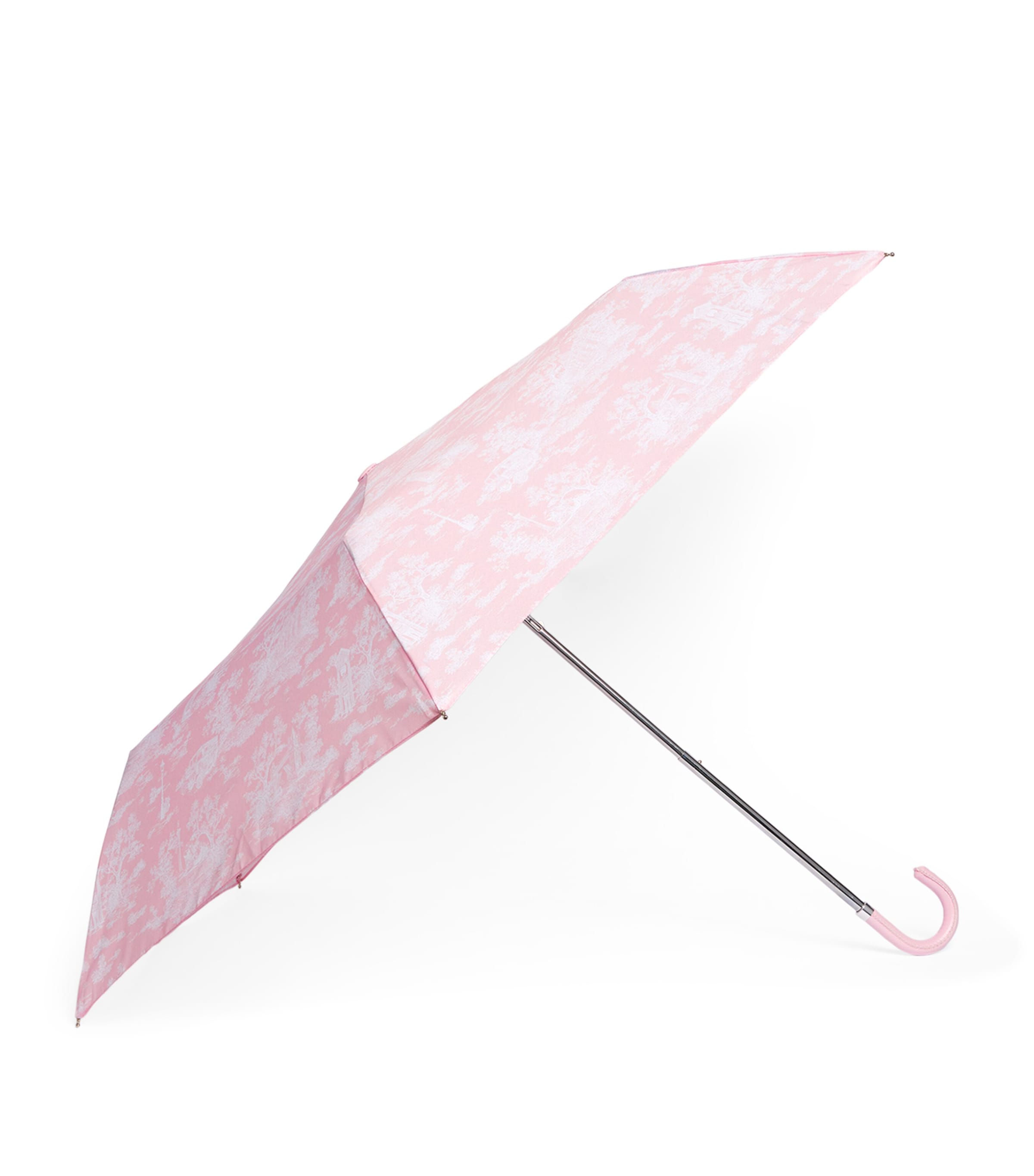 Harrods Toile Umbrella Pink Image 1