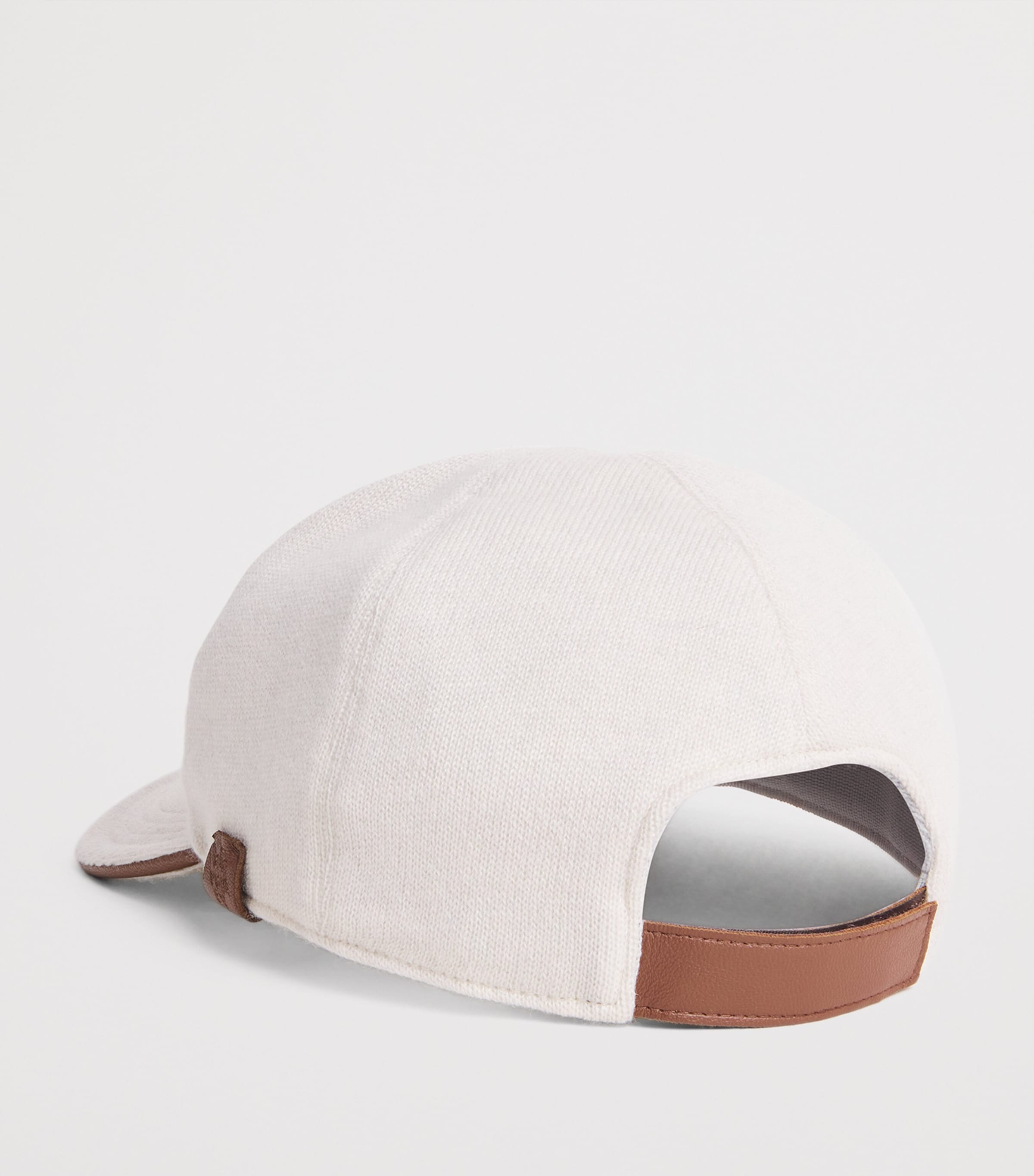Cashmere Wool-Lined Embroidered Baseball Cap SABBIA Image 3
