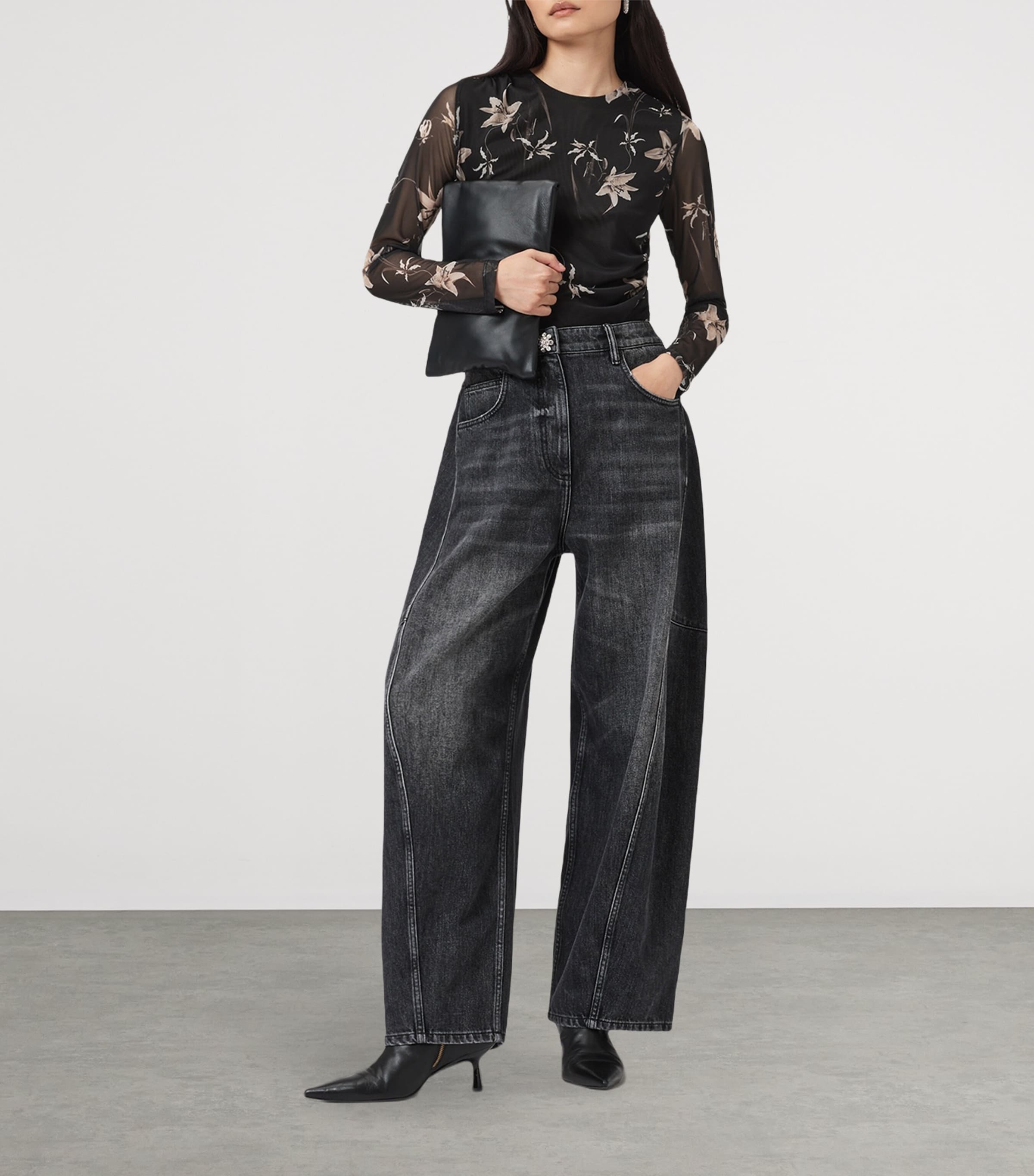 Mesh Caia Top PETRA SEPIA BROWN Image 3