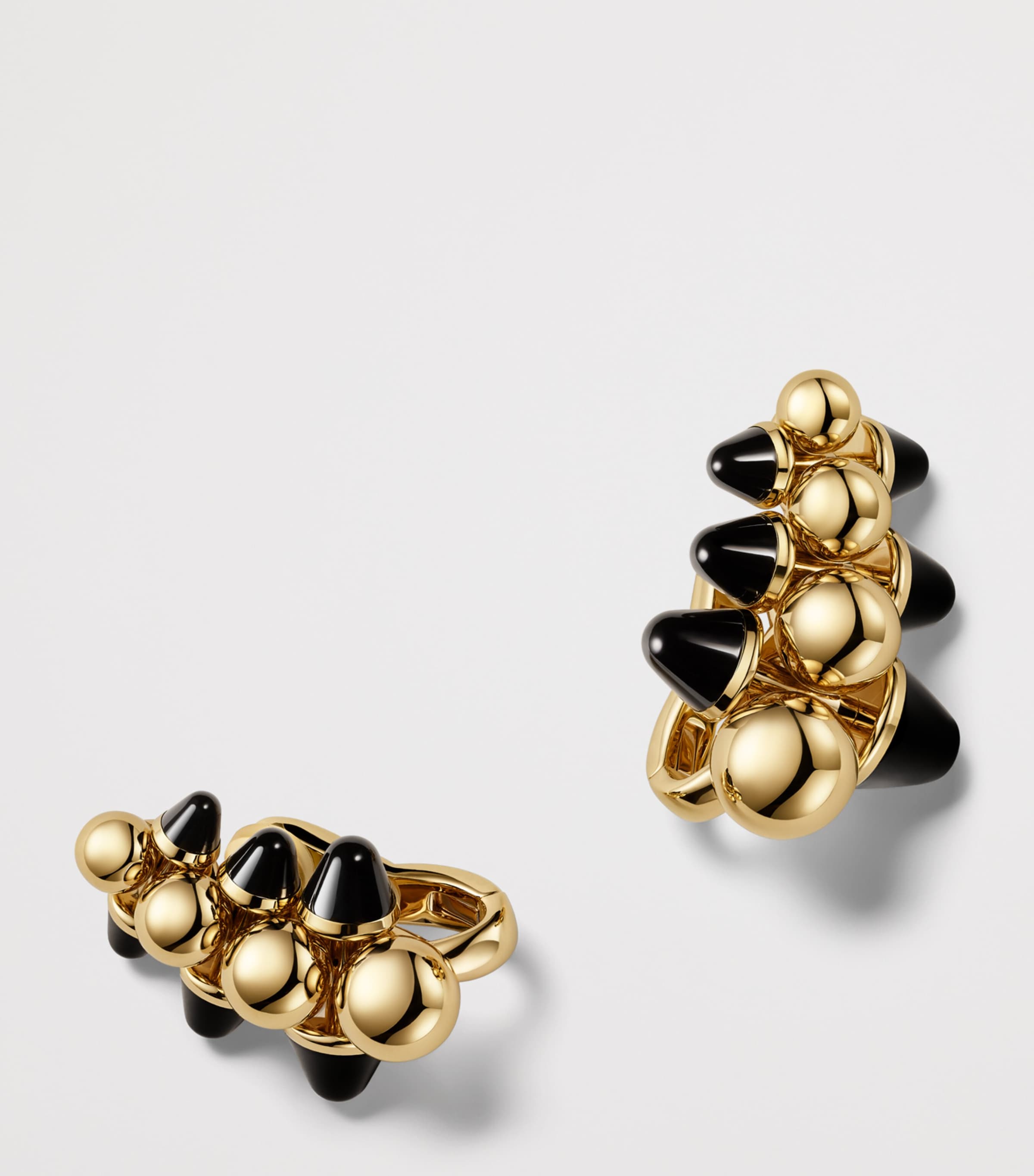 Cartier Yellow Gold and Onyx Clash Earrings Yellow Gold Image 2