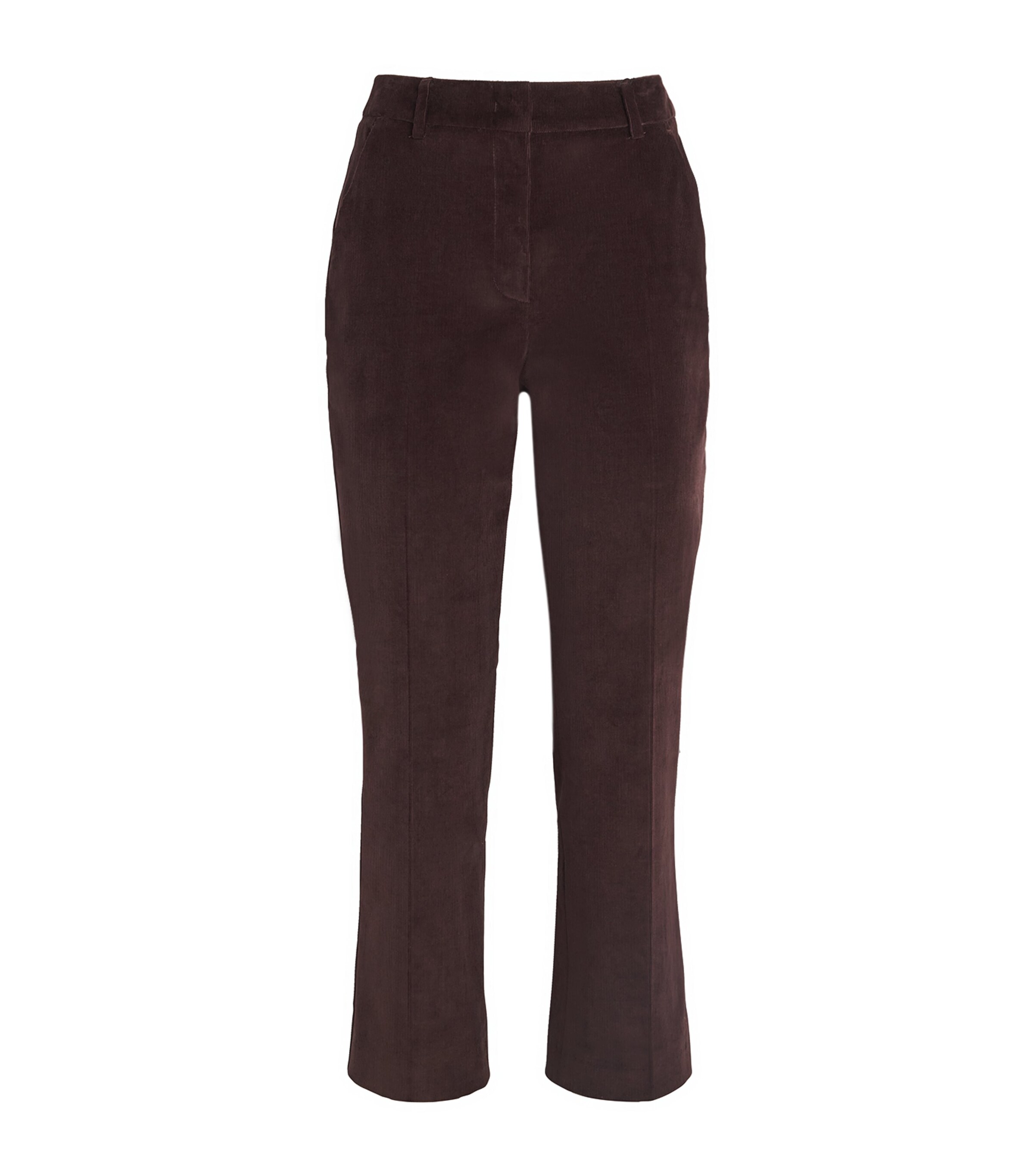 Weekend Max Mara Corduroy Straight Trousers | Women Clothing | Trousers | Tailored Trousers | Workwear | Designers | Weekend Max Mara