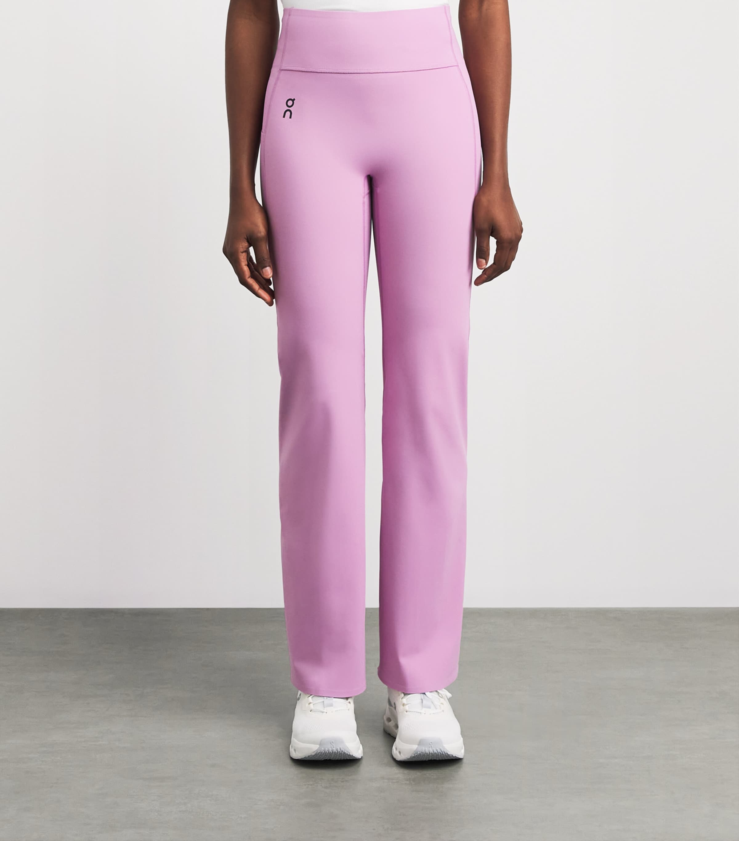 On Womens Studio Flared Leggings Pink Image 4