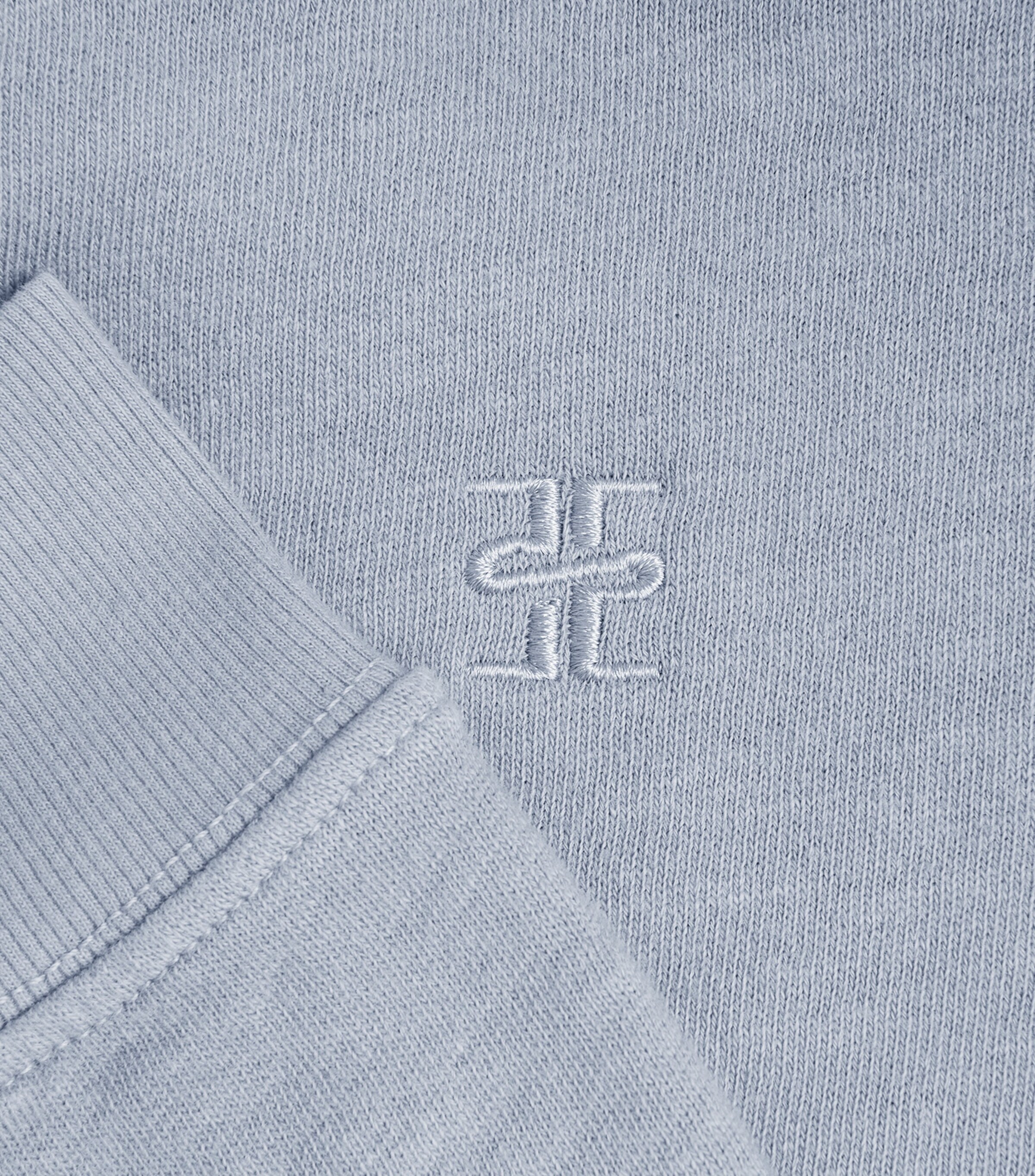 ÉTERNE Womens Cotton Oversized Sweatshirt Slate Image 6