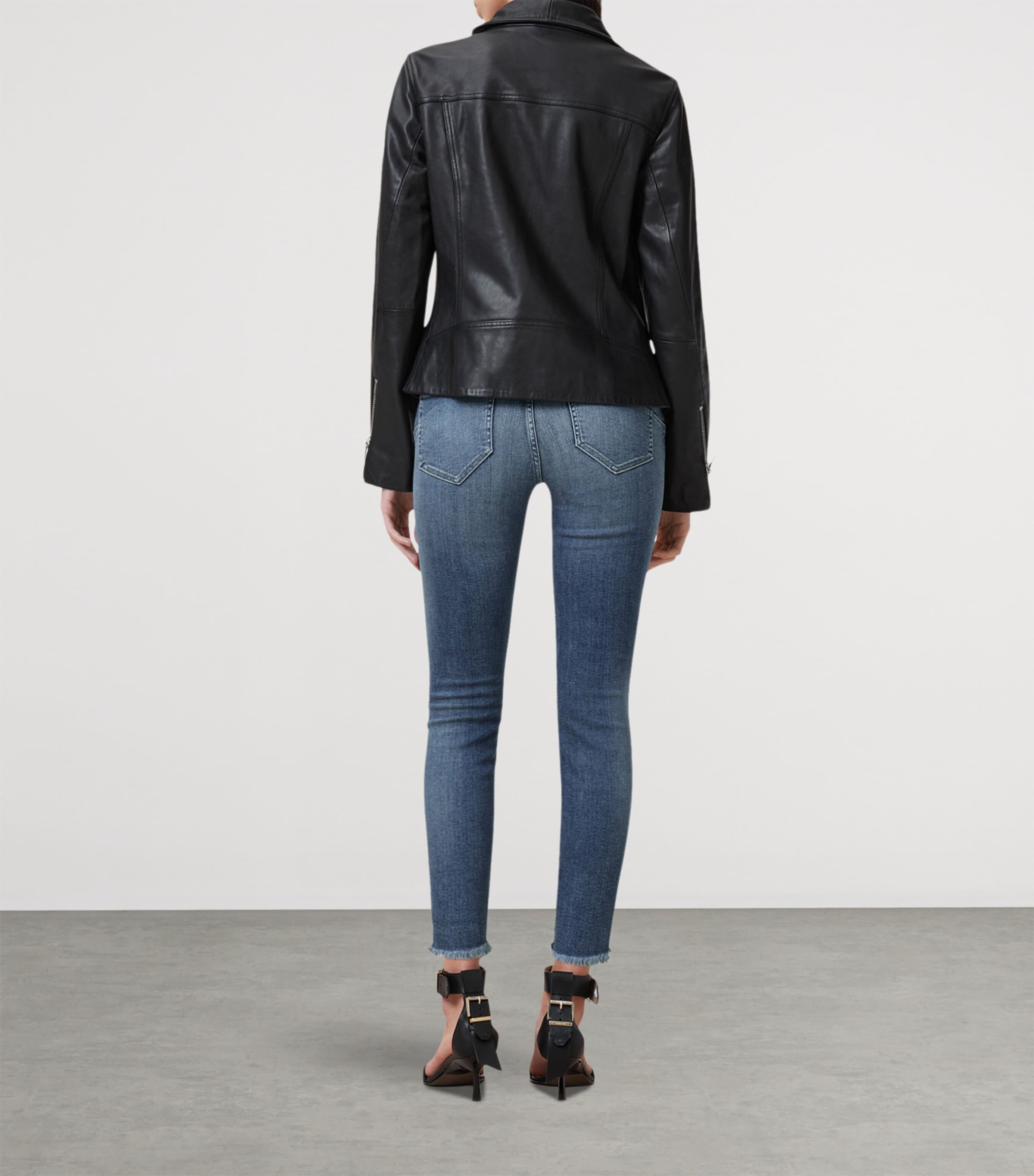 Organic Cotton-Blend Miller Push-Up Skinny Jeans DEEP ROYAL BLUE Image 6