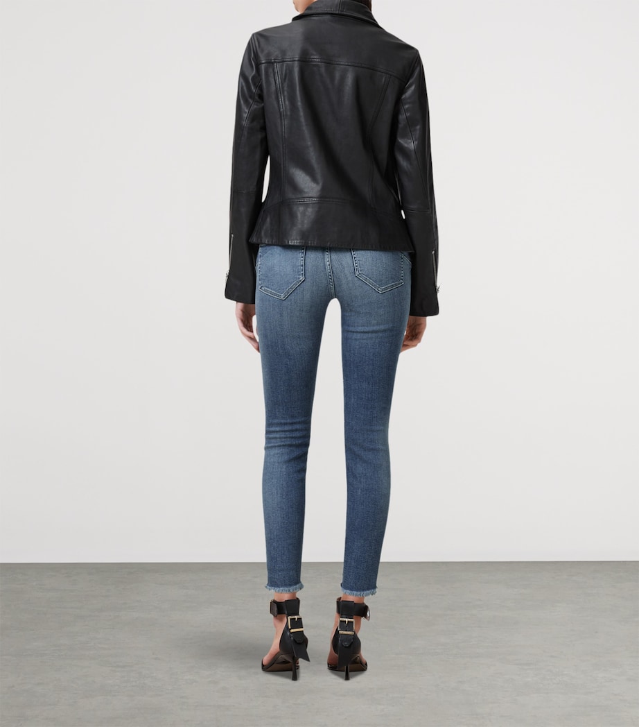 Organic Cotton-Blend Miller Push-Up Skinny Jeans DEEP ROYAL BLUE Image 6