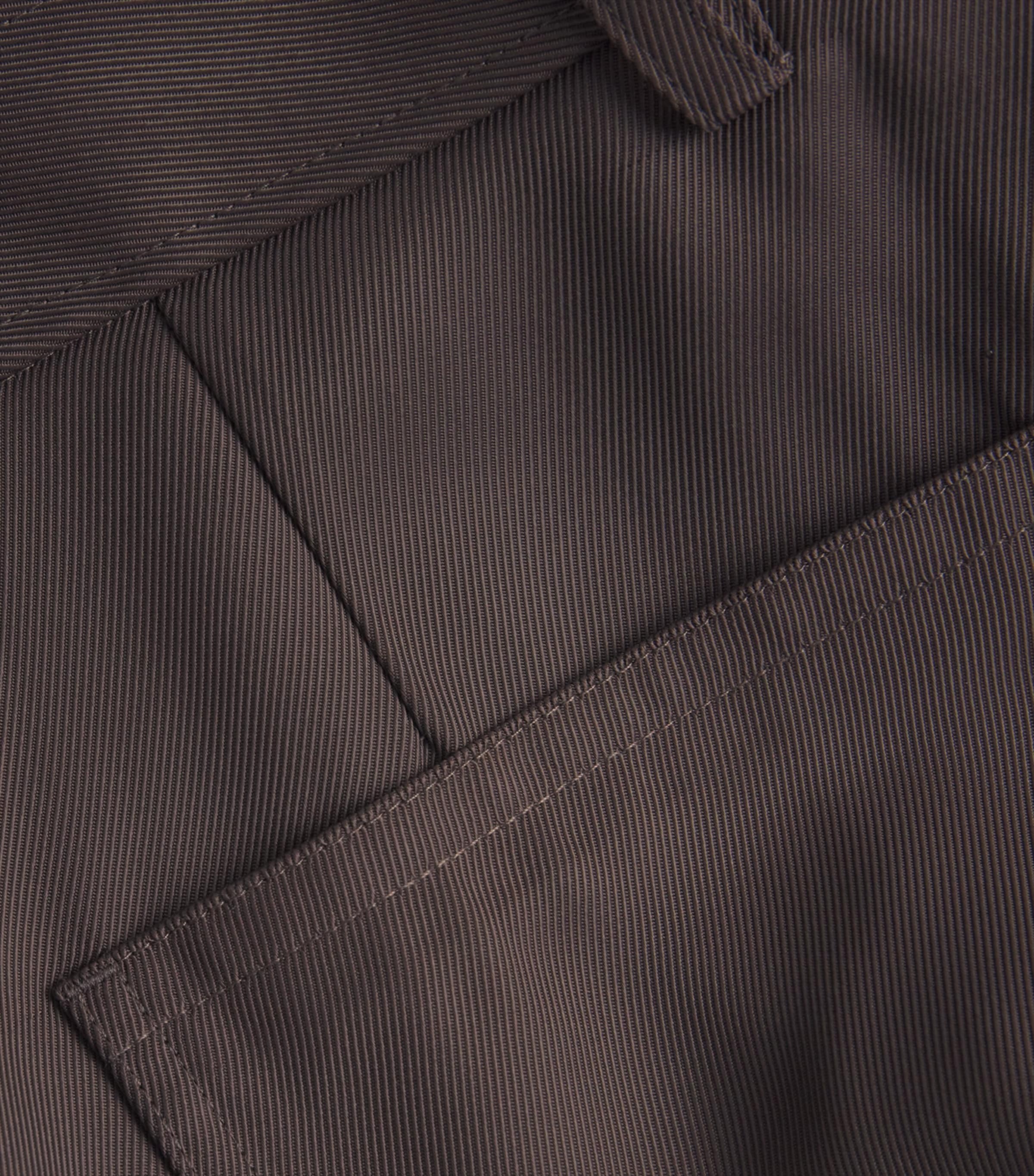 Séfr Mens Twill Richie Tailored Trousers Obsidian Viscose Image 5