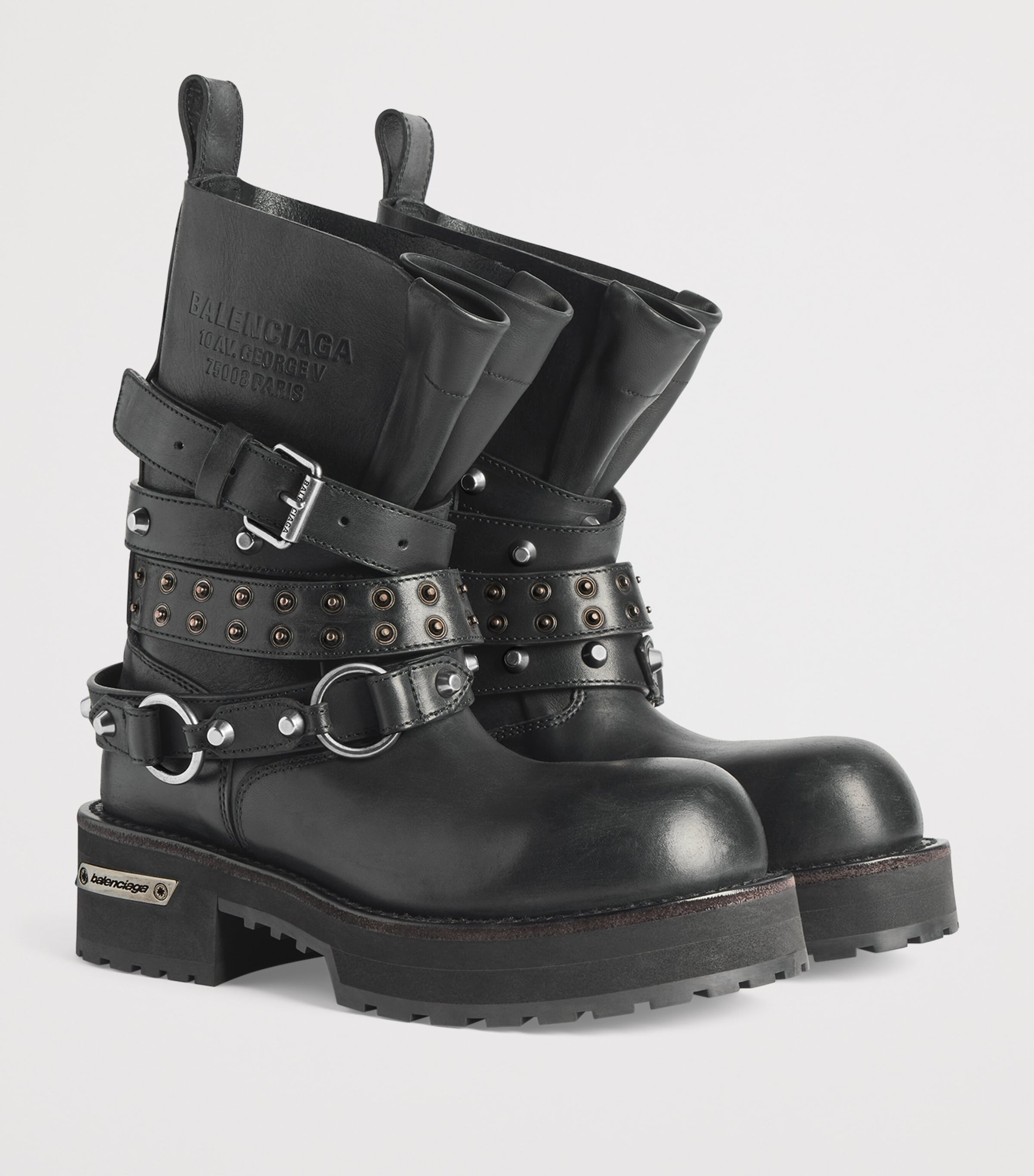 Balenciaga Calfskin Venom Biker Boots 20 Image 2