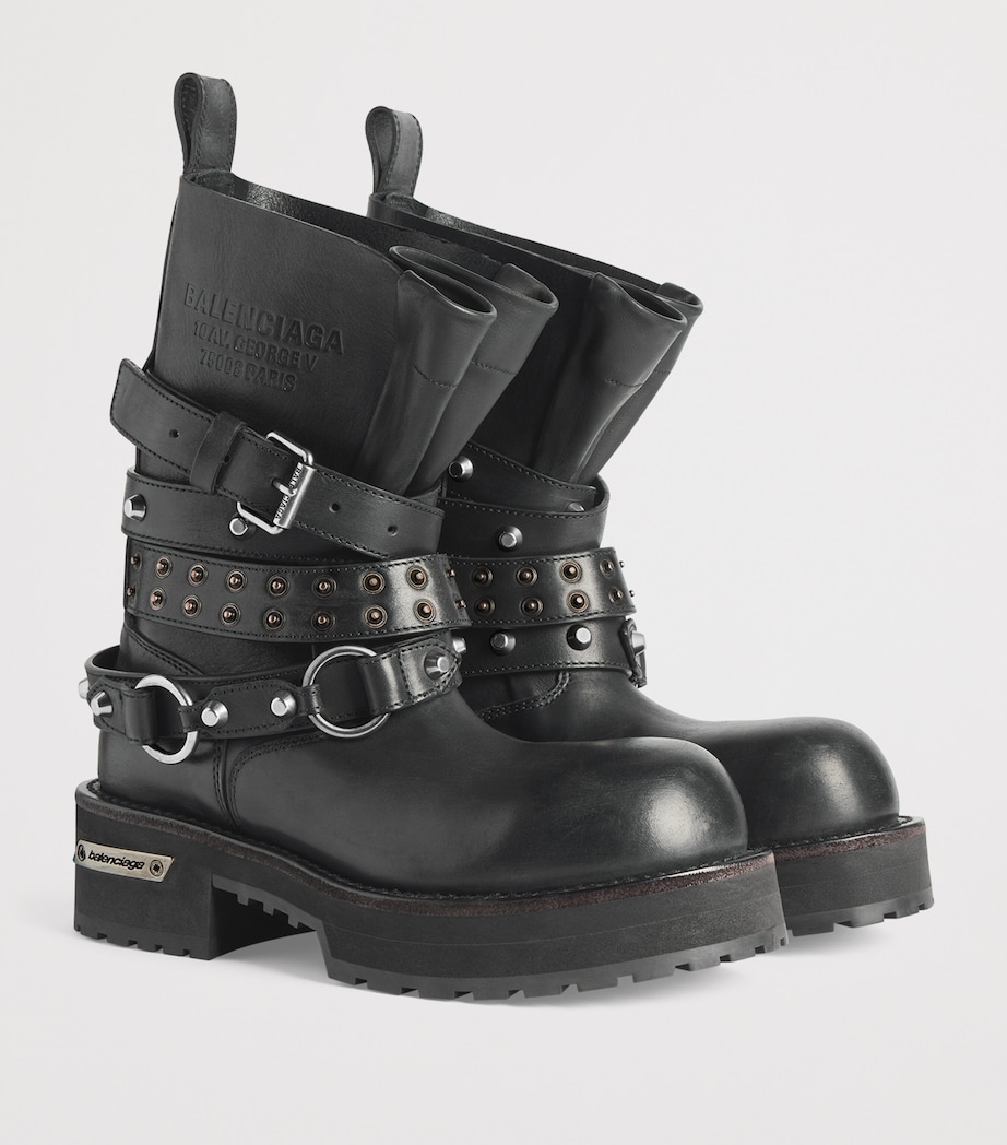 Balenciaga Calfskin Venom Biker Boots 20 Image 2