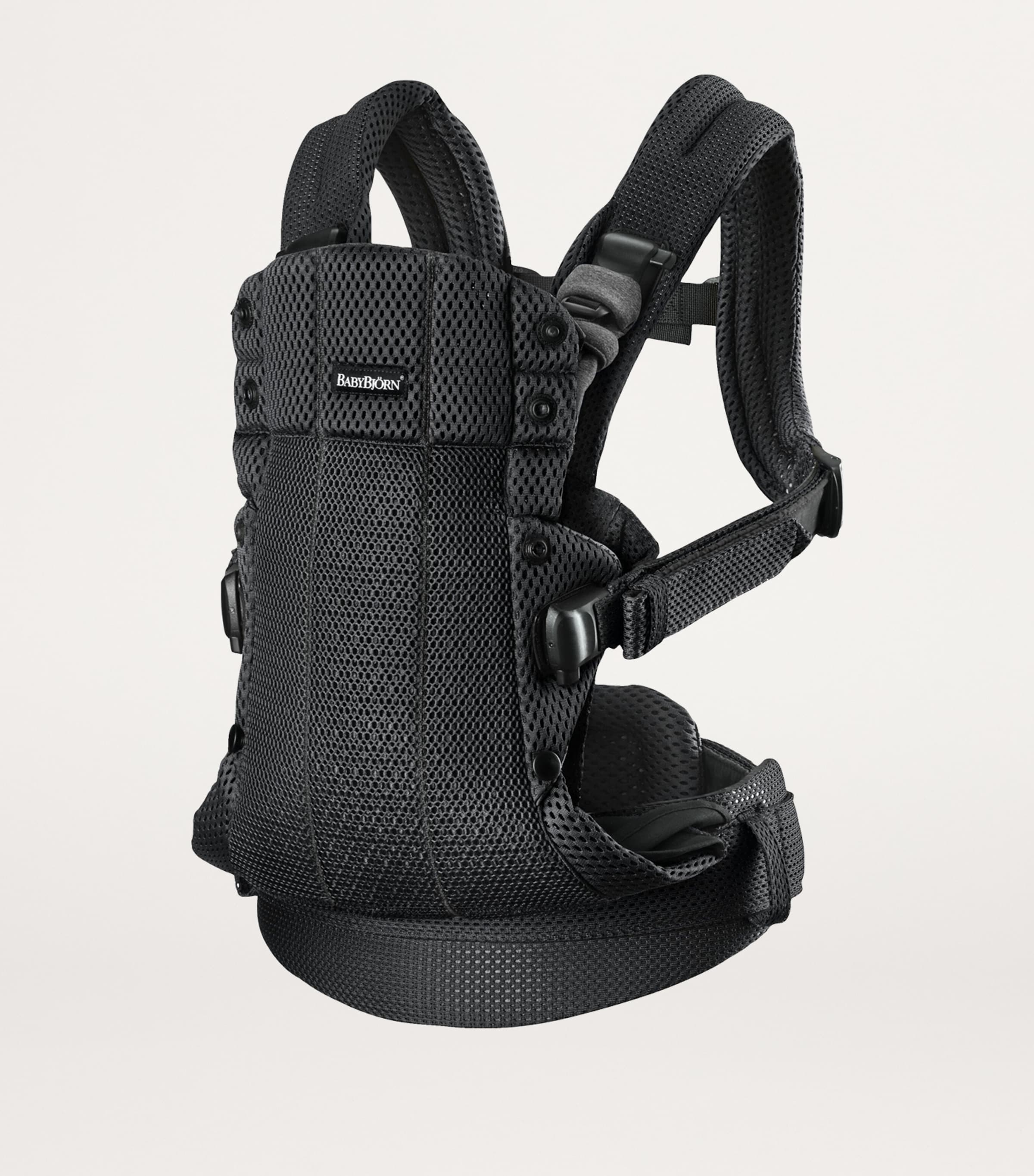 3D Mesh Harmony Baby Carrier BLACK Image 2