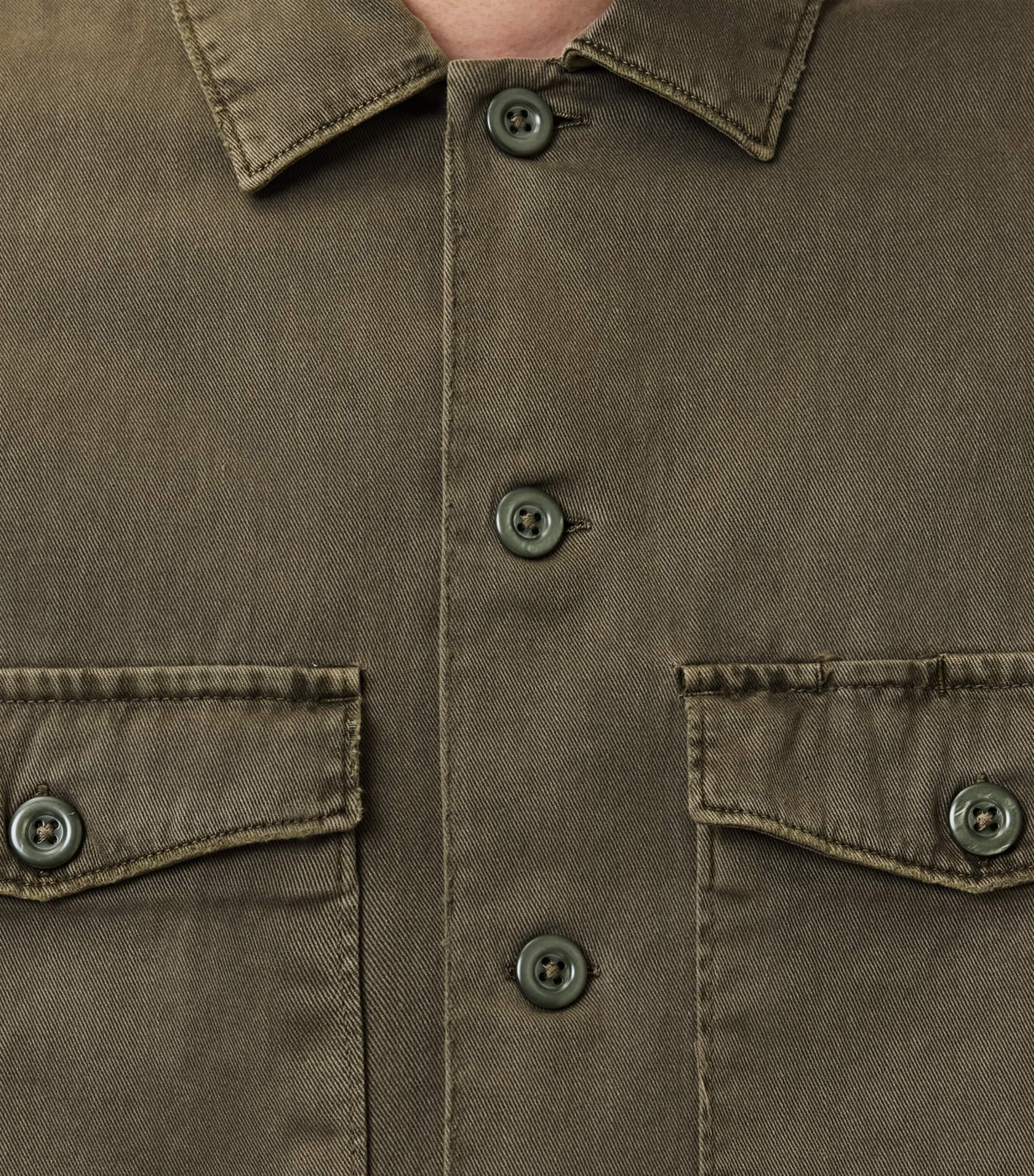 Cotton Spotter Overshirt CARGO GREEN Image 9
