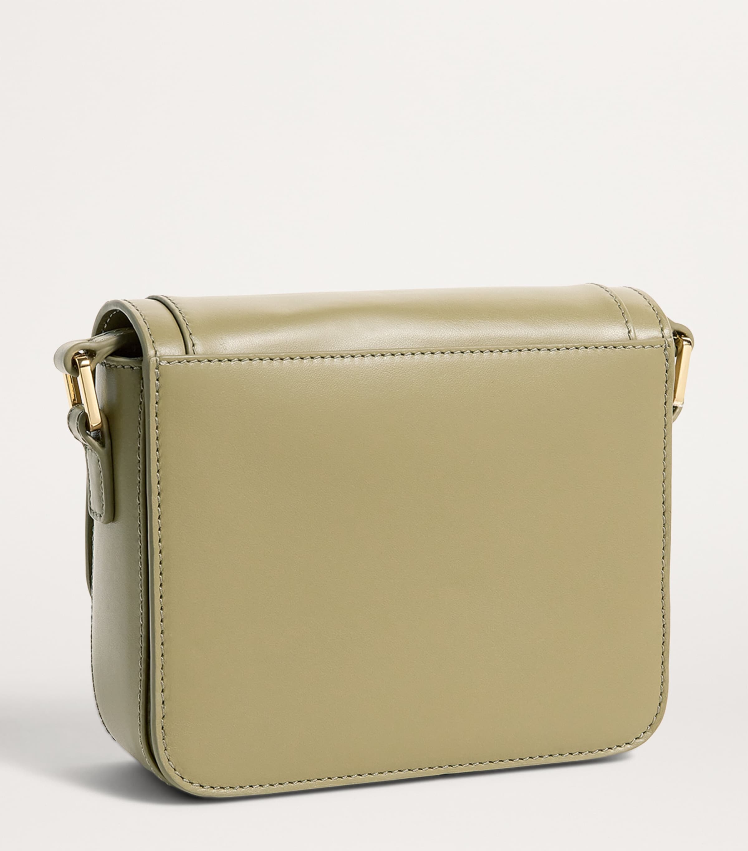 Leather Camera Bag OLIVE Image 3