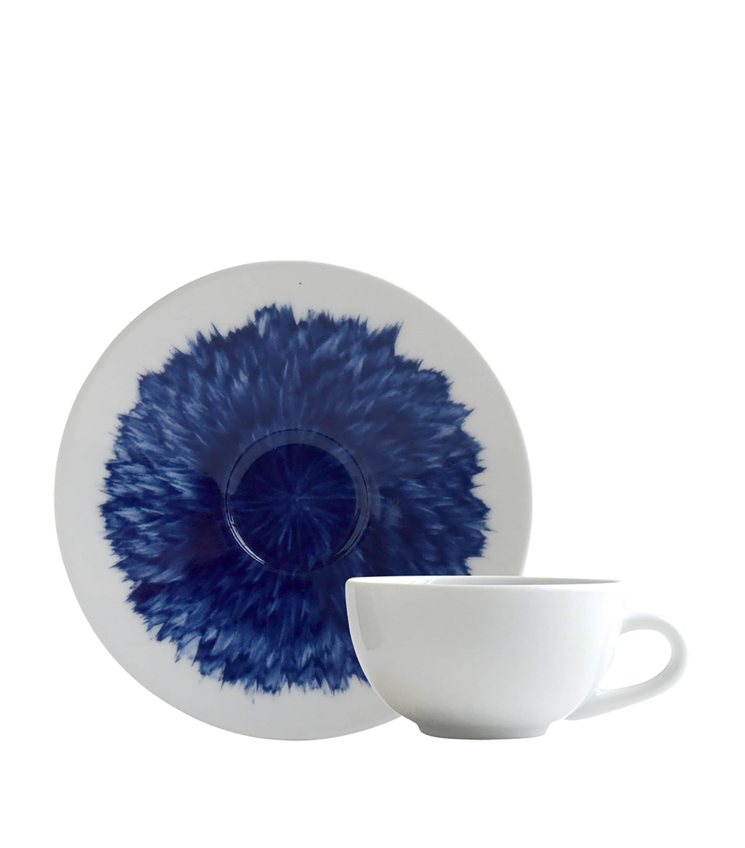 BERNARDAUD IN BLOOM COFFEE CUP AND SAUCER 