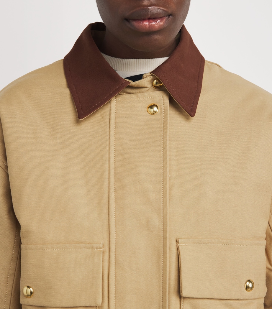 Cropped Nonie Jacket BEIGE Image 6