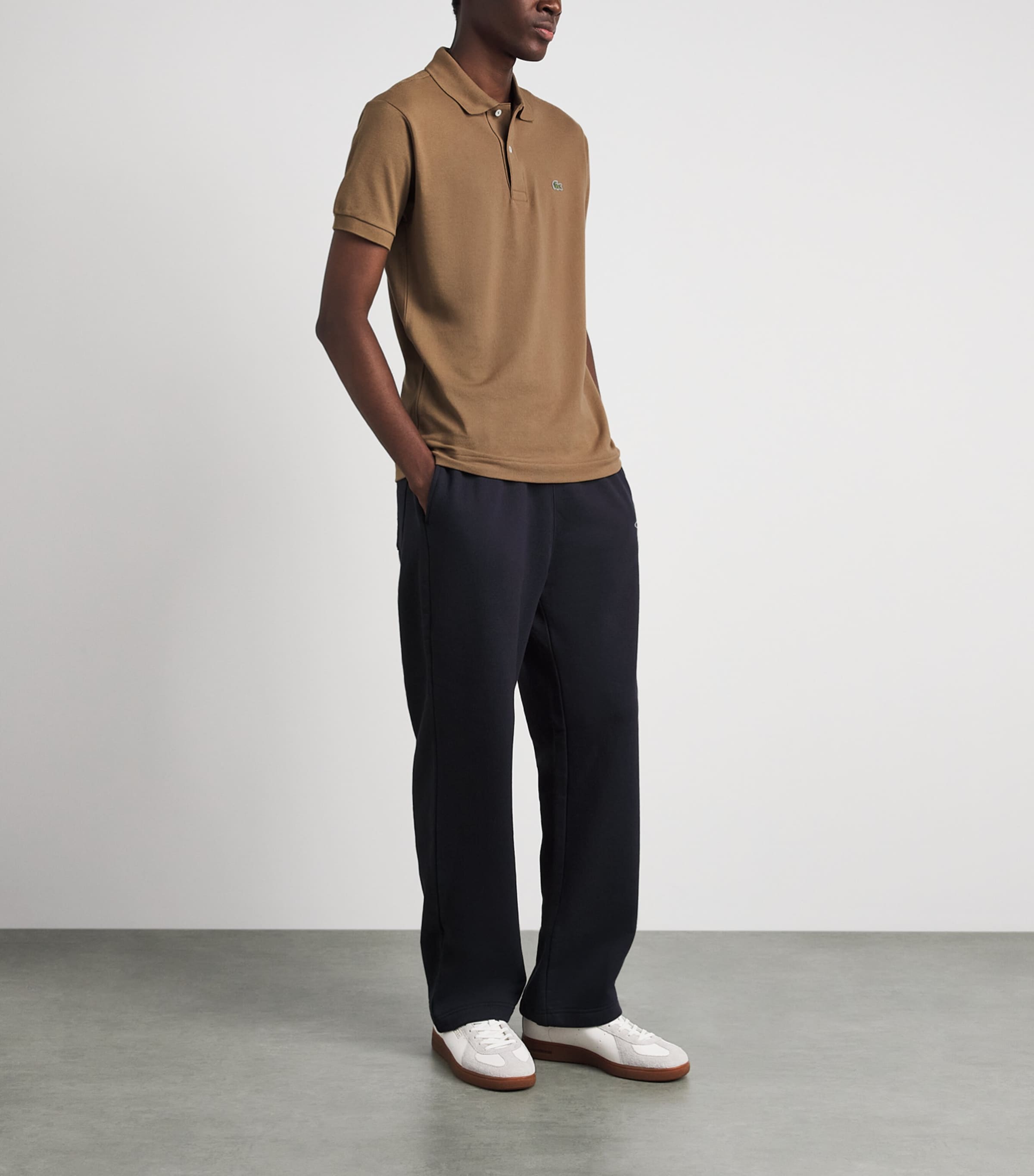 Lacoste Mens Cotton Original Polo Shirt Cookie Image 2
