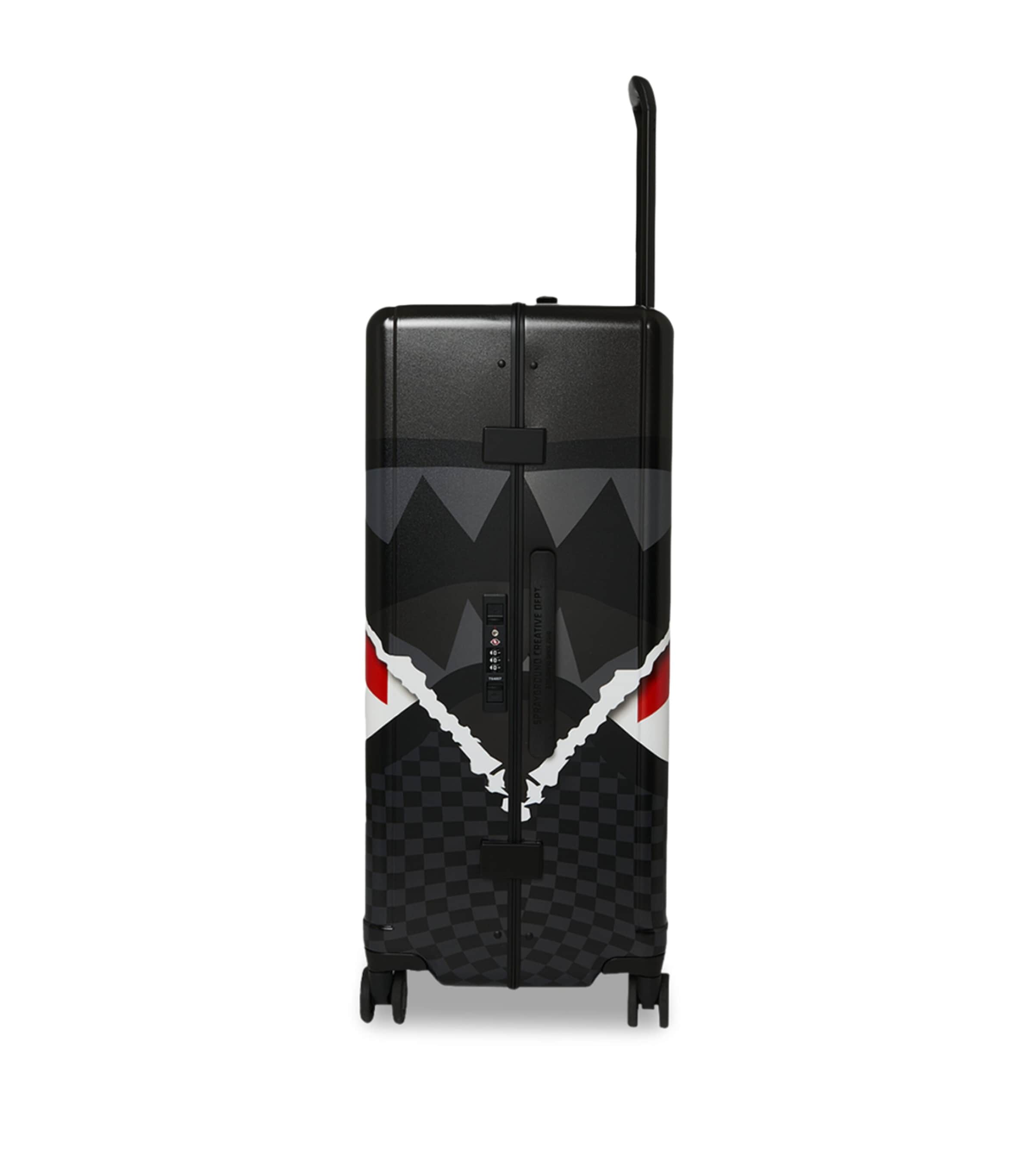 Sprayground Centre Rip Revealing Grey Check-In Suitcase (75cm) Grey Image 3