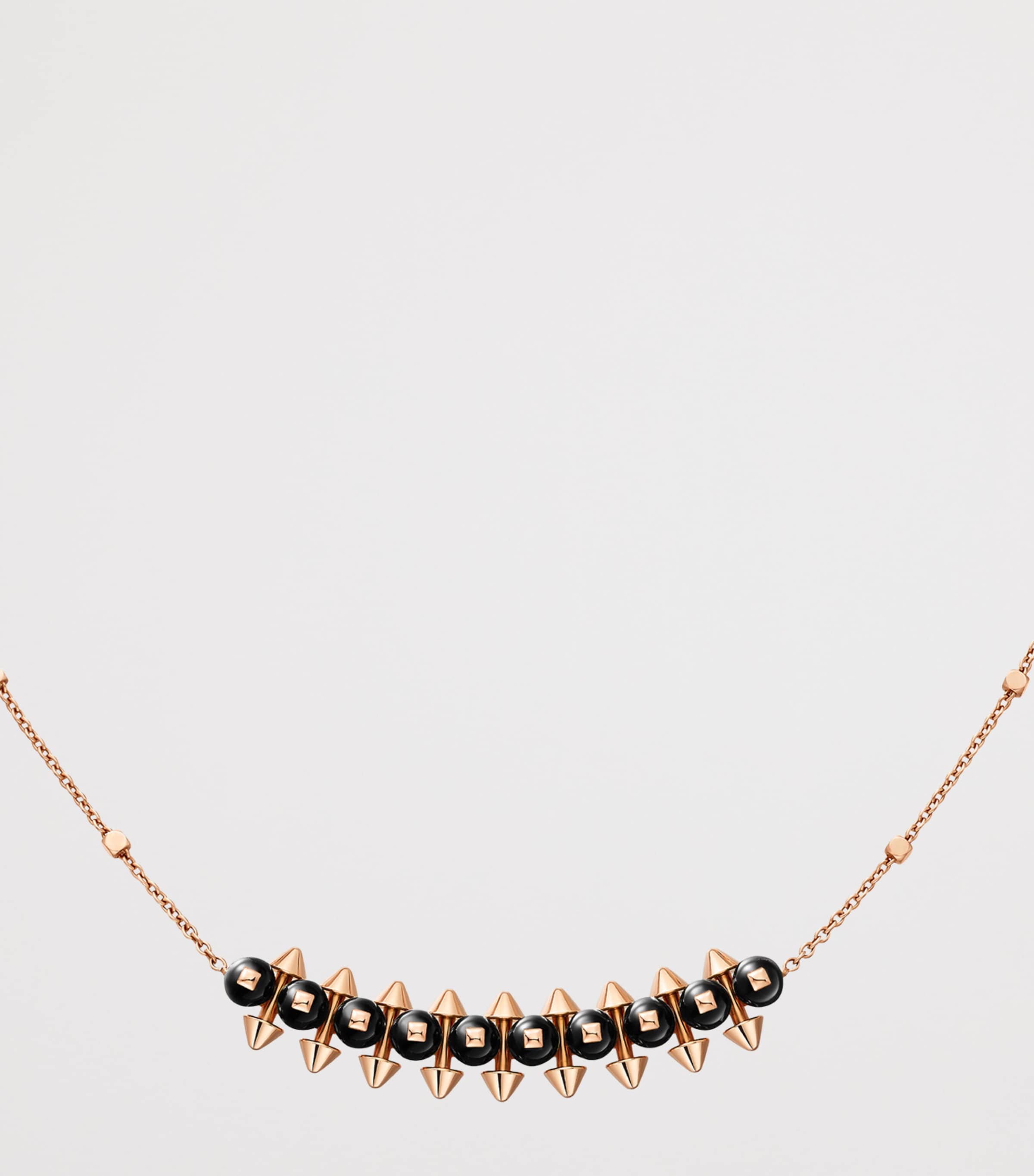 Cartier Rose Gold and Onyx Clash de Cartier Pendant Necklace Rose Gold Image 4