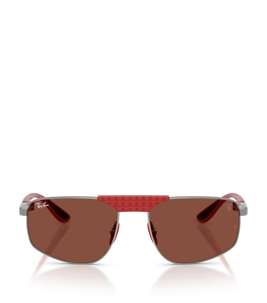 x Scuderia Ferrari RB3776M Irregular Sunglasses F126C5 Image 1