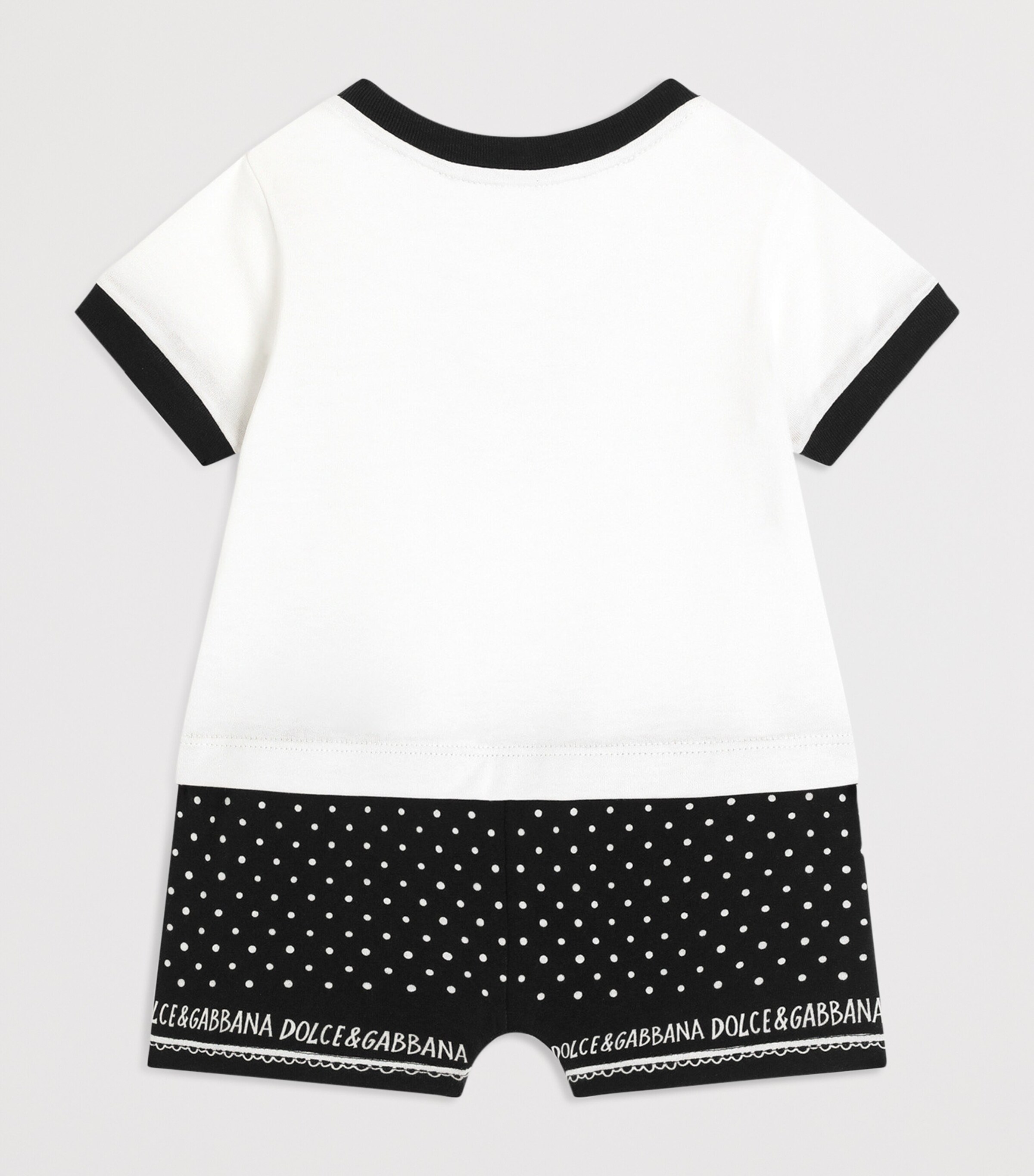 Dolce&Gabbana Kids Playsuit and Hat Set (0-24 Months) Combined C Image 2