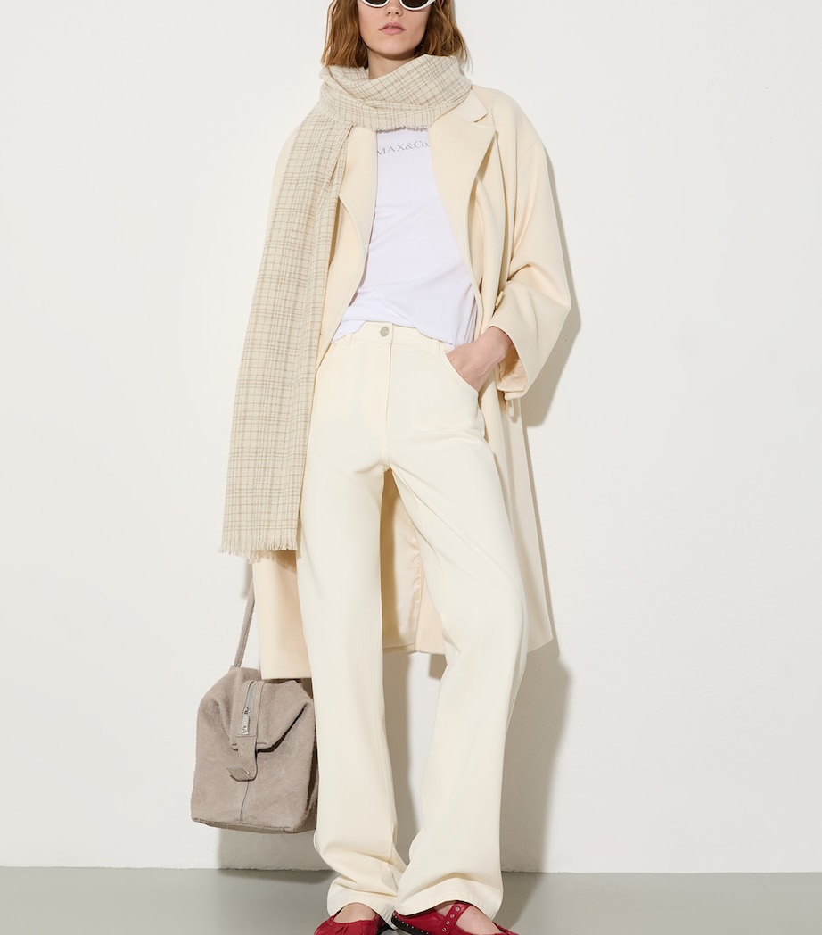 Wool-Cashmere Overcoat WHITE Image 3