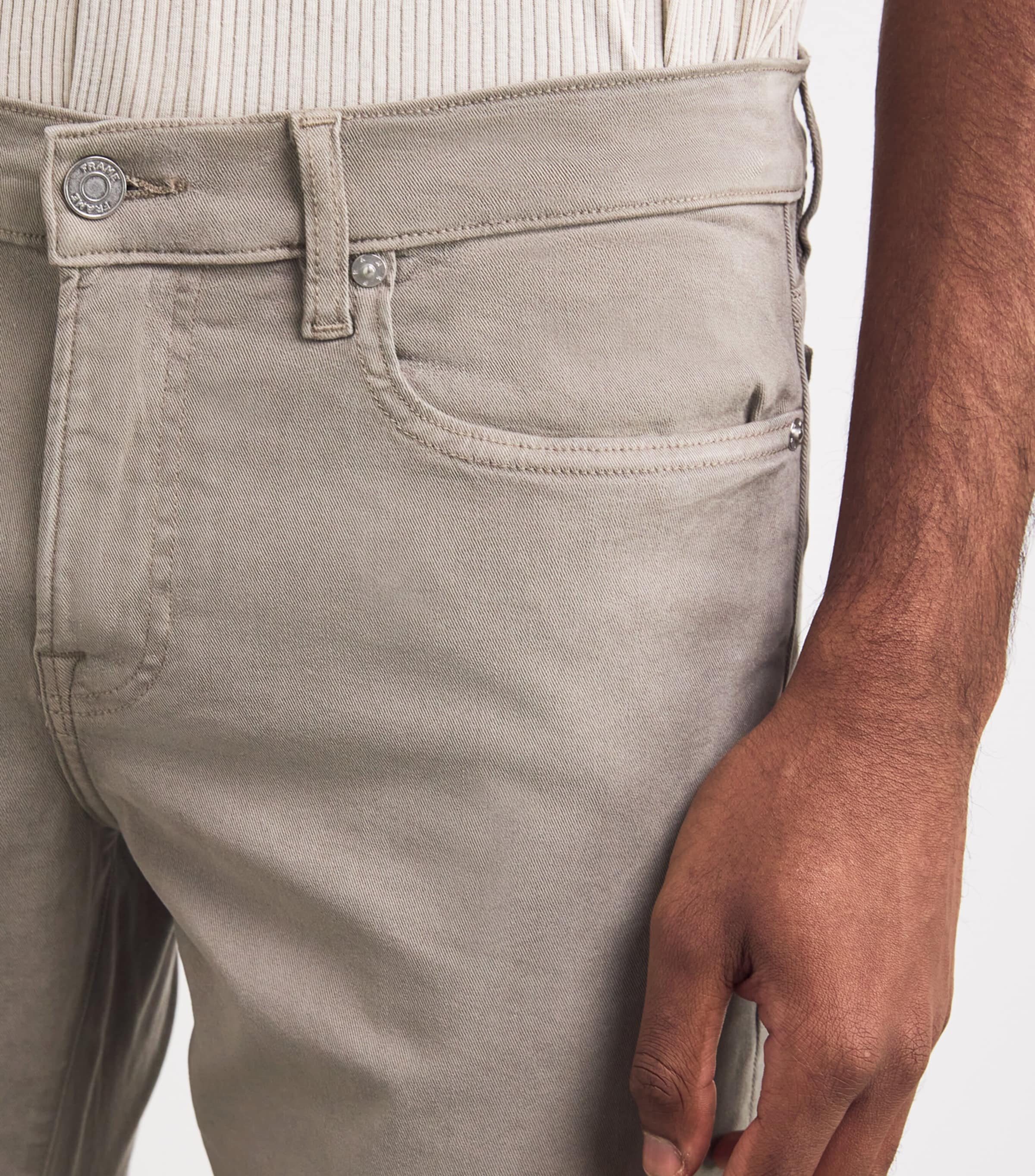 L’Homme Slim Jeans STONE GREY Image 6