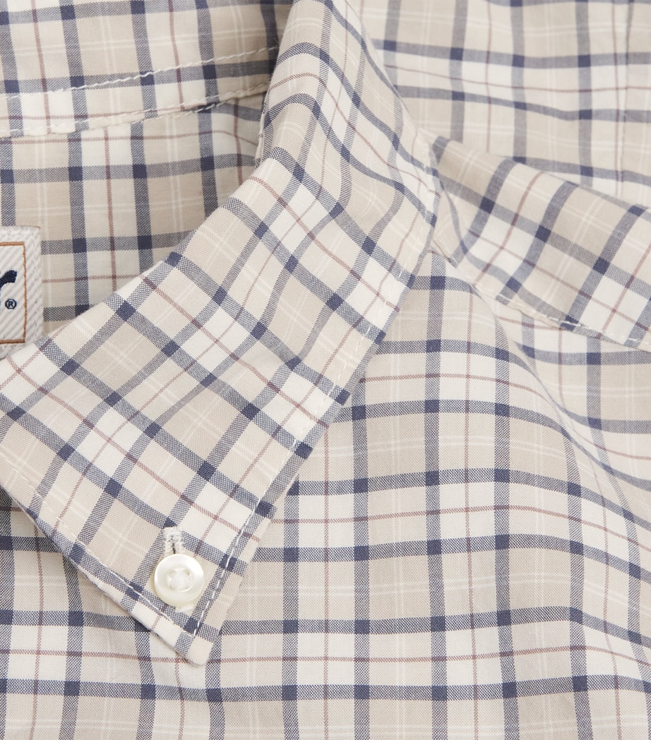 Stretch-Cotton Lomond Tailored Shirt OBAN MIST TARTANTN41 Image 5