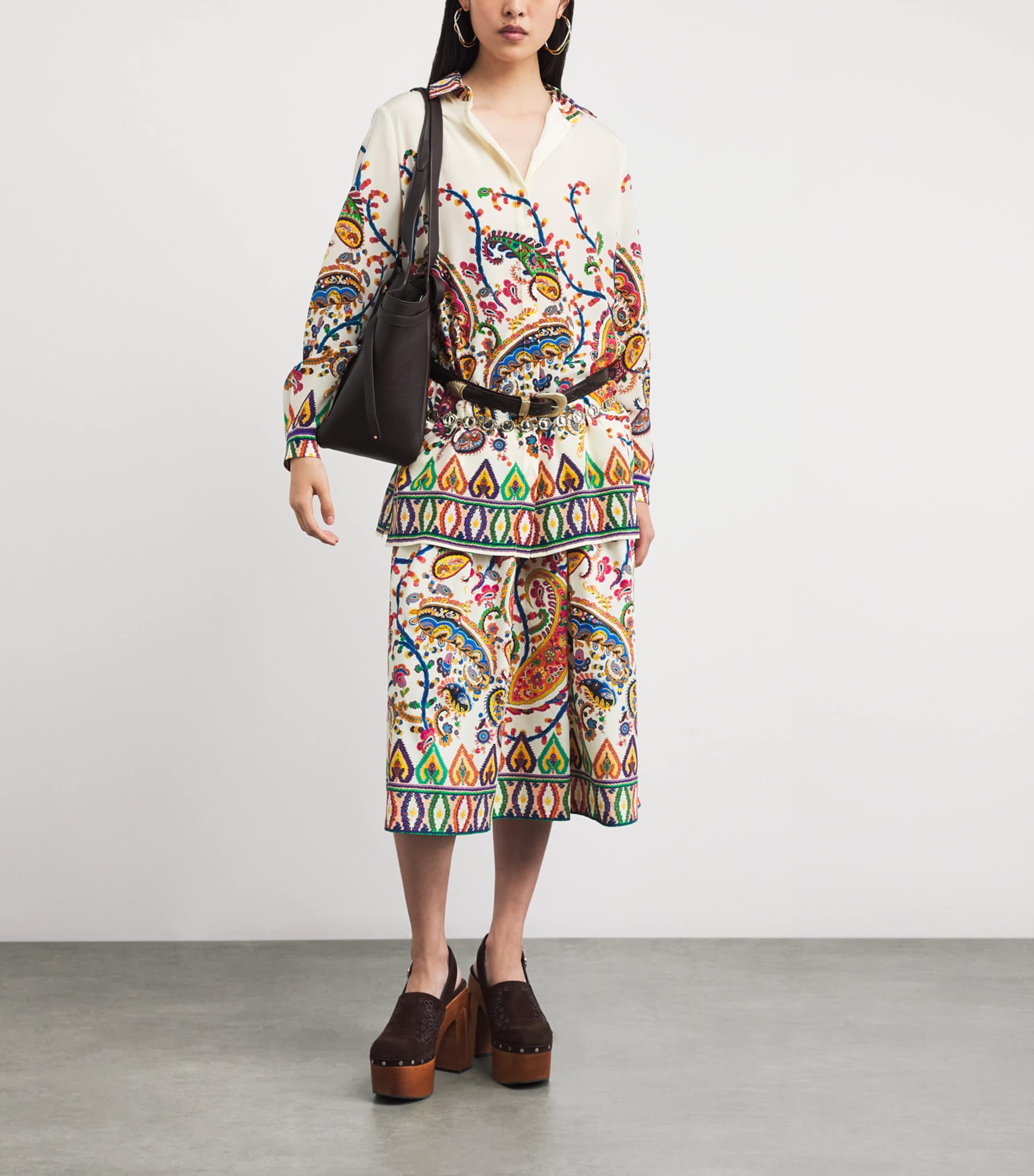 Silk Paisley Shirt X0800 Image 2