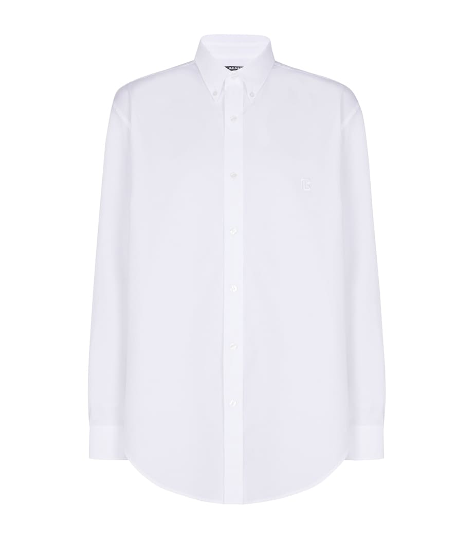 Cotton Poplin Shirt 0FB BLANC OPTIQUE Image 1