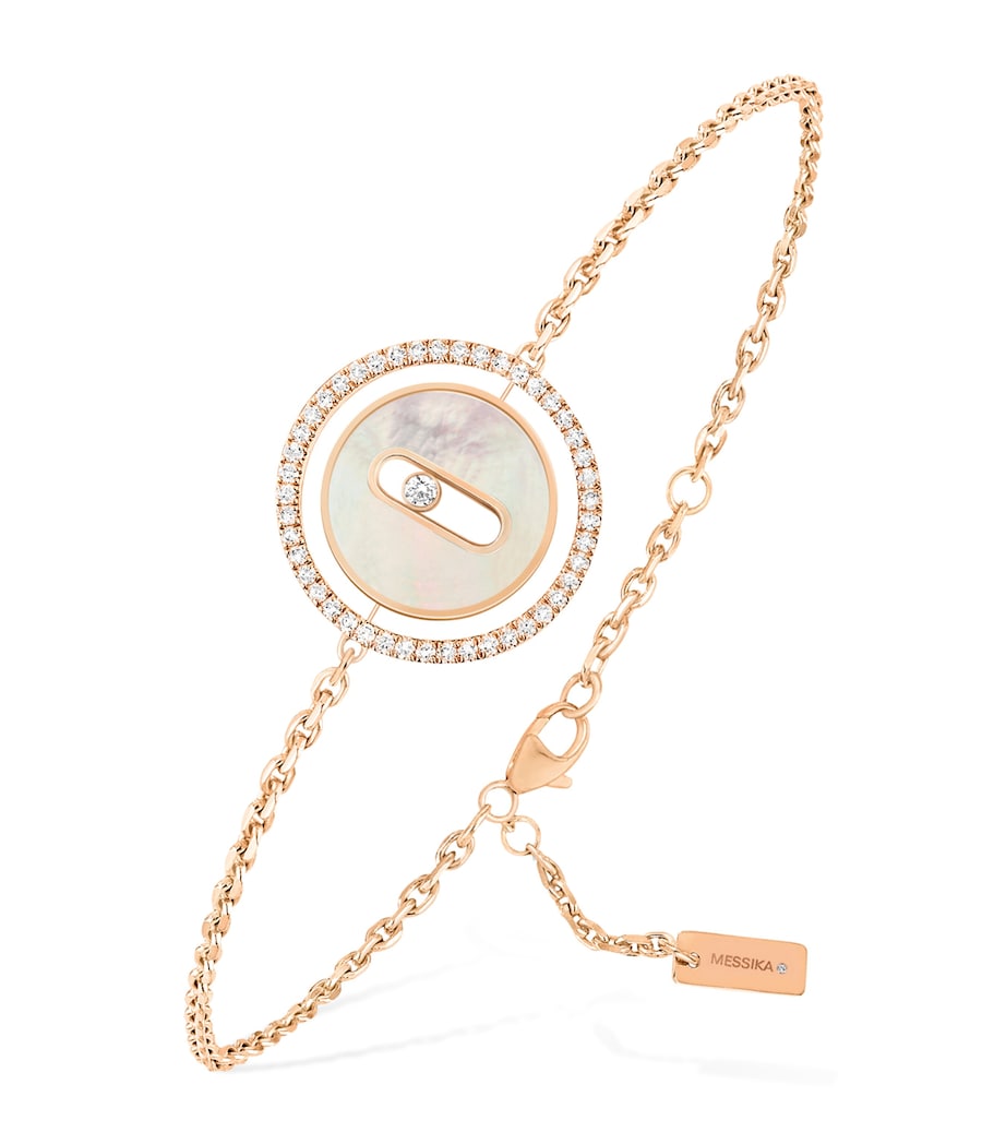 Rose Gold, Diamond and Mother-of-Pearl Lucky Move Bracelet PINK GOLD Image 1