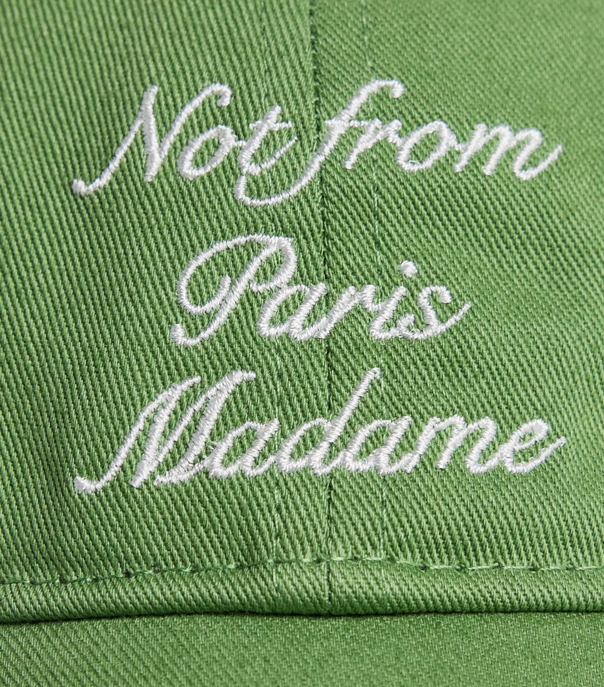 Drôle De Monsieur Cotton La Casquette Baseball Cap Lgn / Light Green Image 4