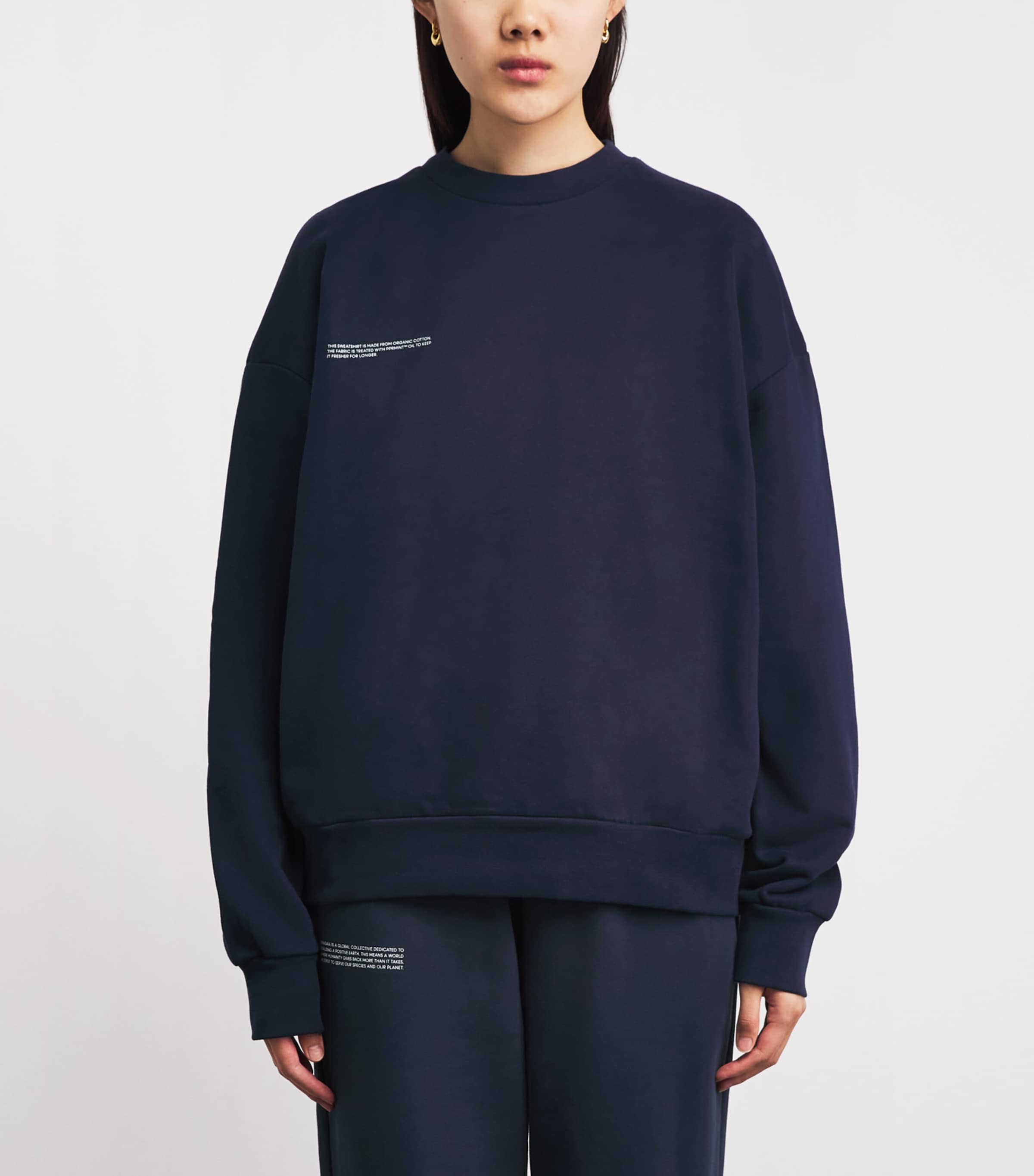 Pangaia Womens Organic Cotton 365 Sweatshirt Image 4