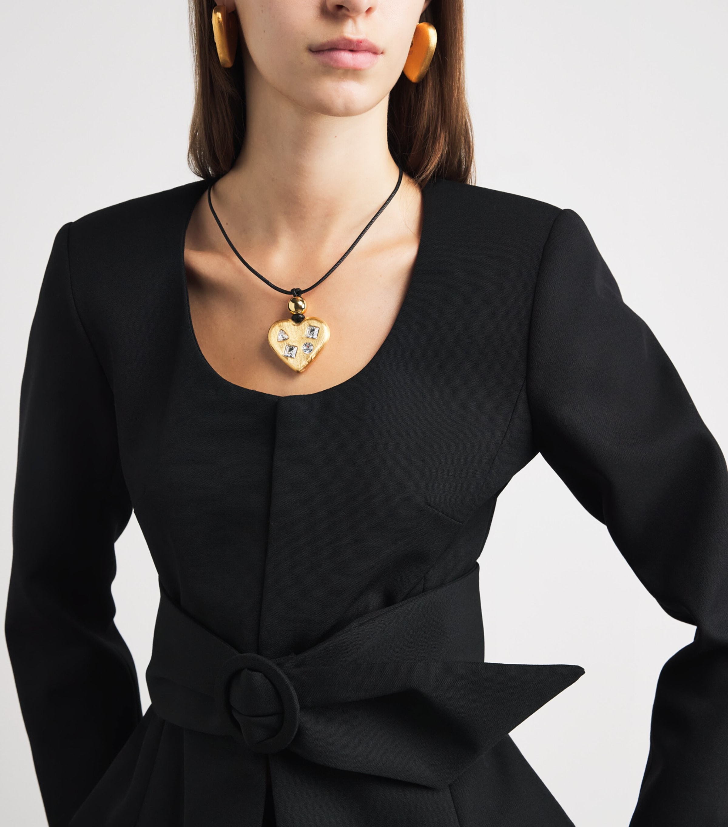 Jacquemus Womens Virgin Wool Fitted Miami Jacket Black Image 3