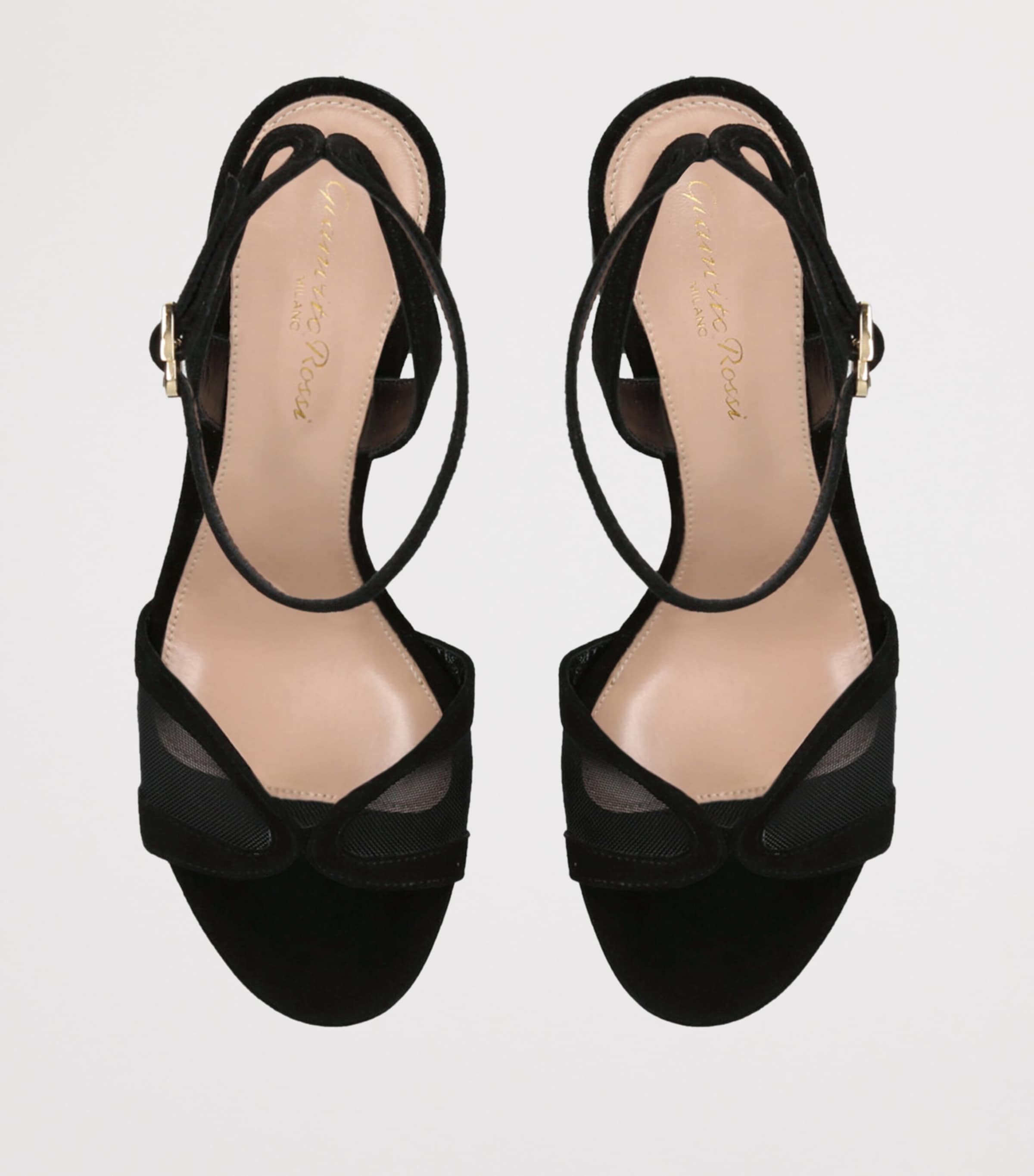 Gianvito Rossi Mesh and Suede Platform Sandals 105 | Harrods US