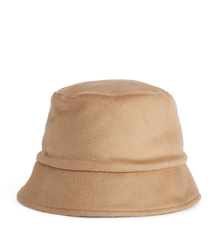 Cashmere-Camel-Silk Reversible Bucket Hat CAMEL Image 2