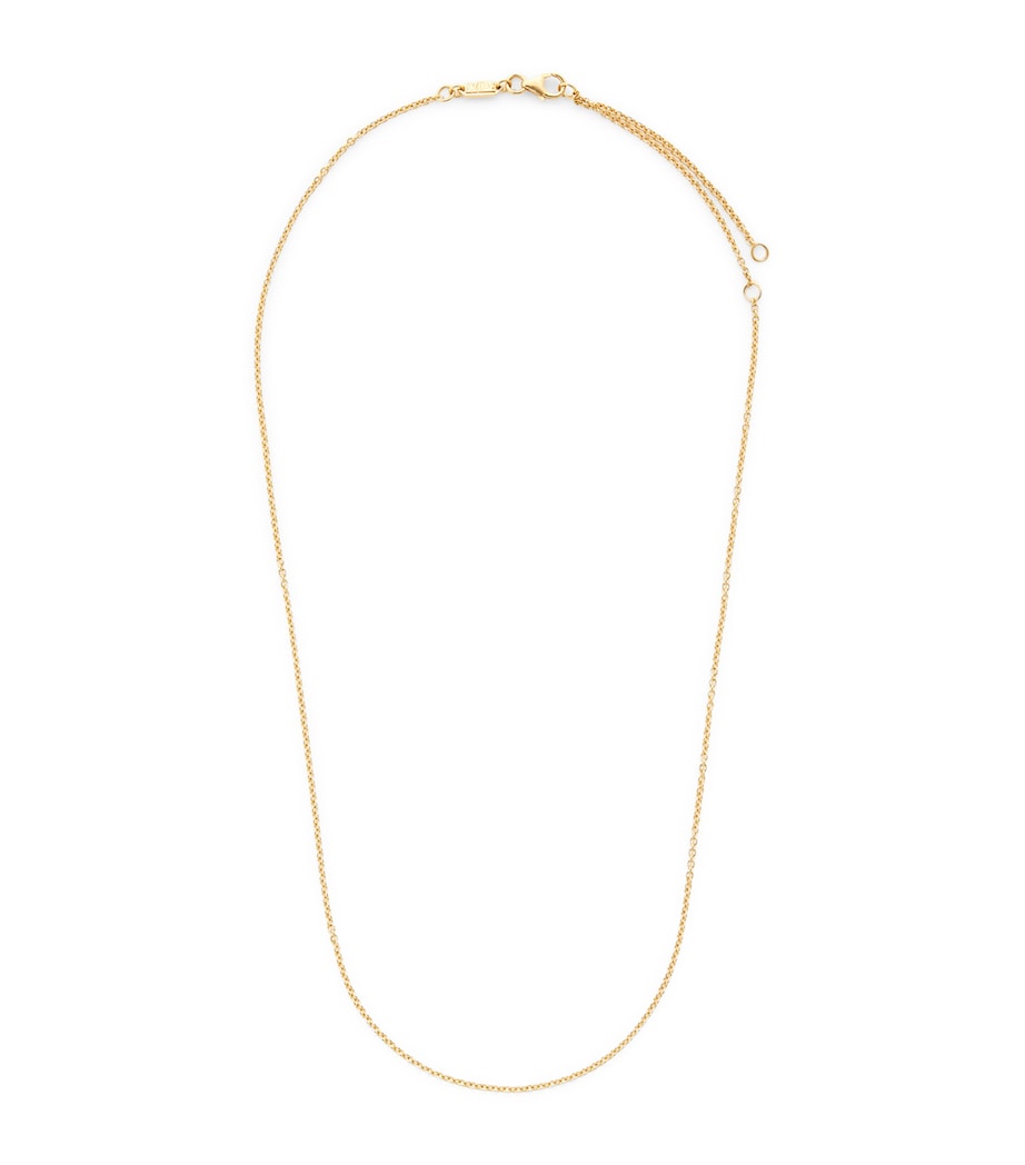 Azlee Yellow Gold Thin Cable Chain Yellow Gold Image 1