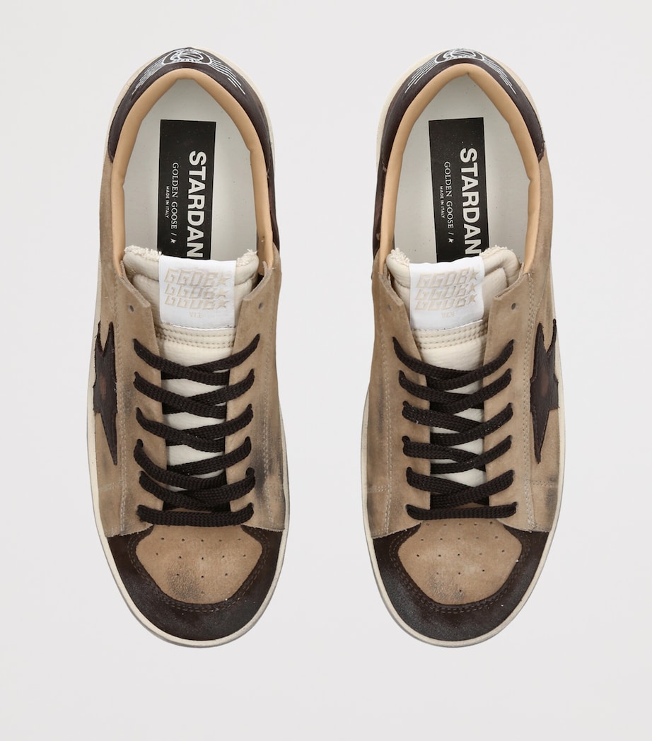 Golden Goose Suede Stardan Sneakers Beige Comb Image 3