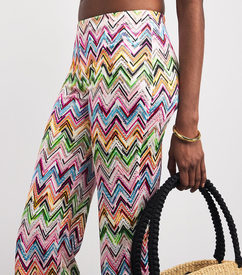 Zigzag Wide-Leg Trousers SM9Z9MULTICOLOUR Image 6