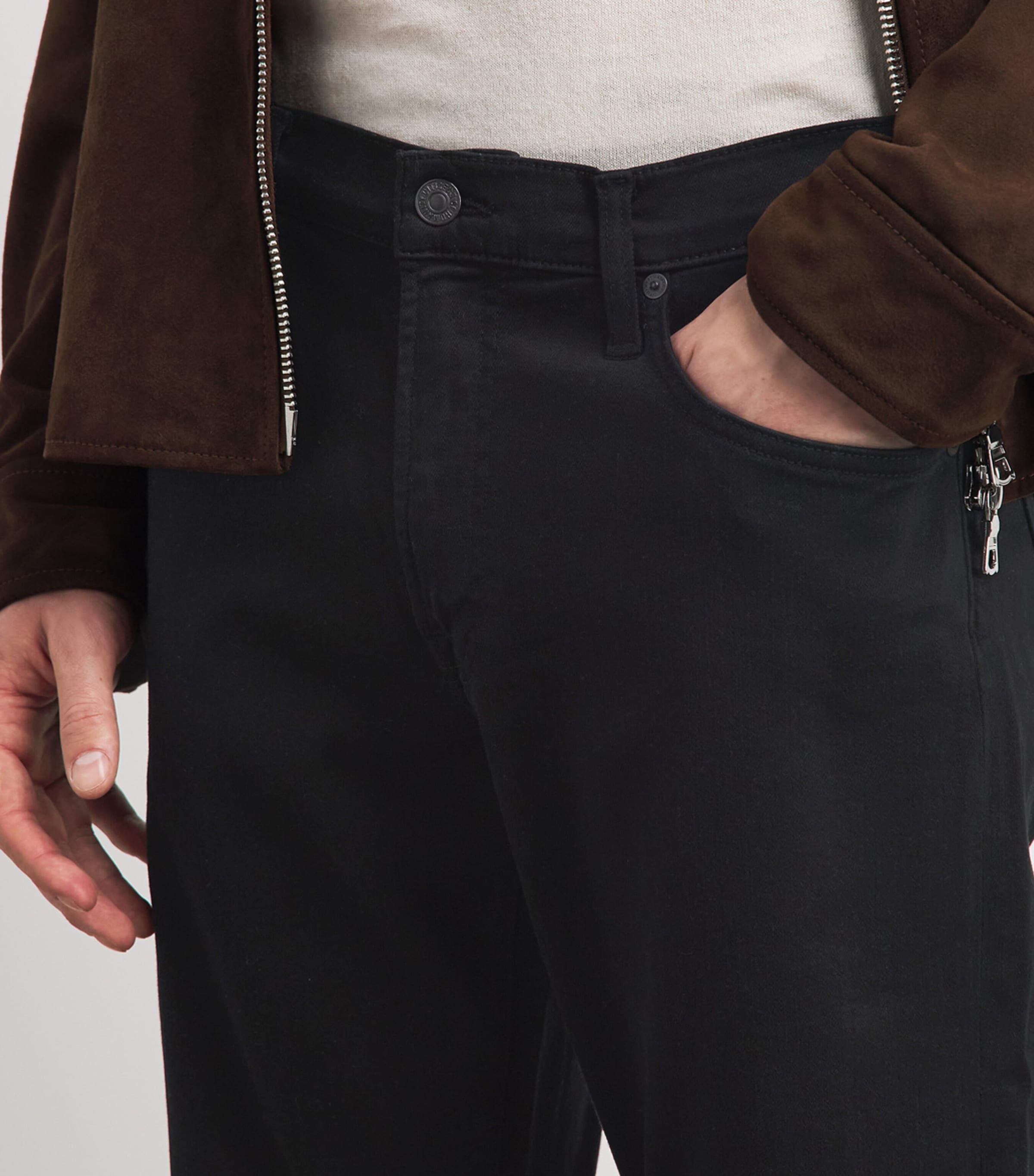 Citizens of Humanity Mens Gage Straight Jeans Raven Image 3