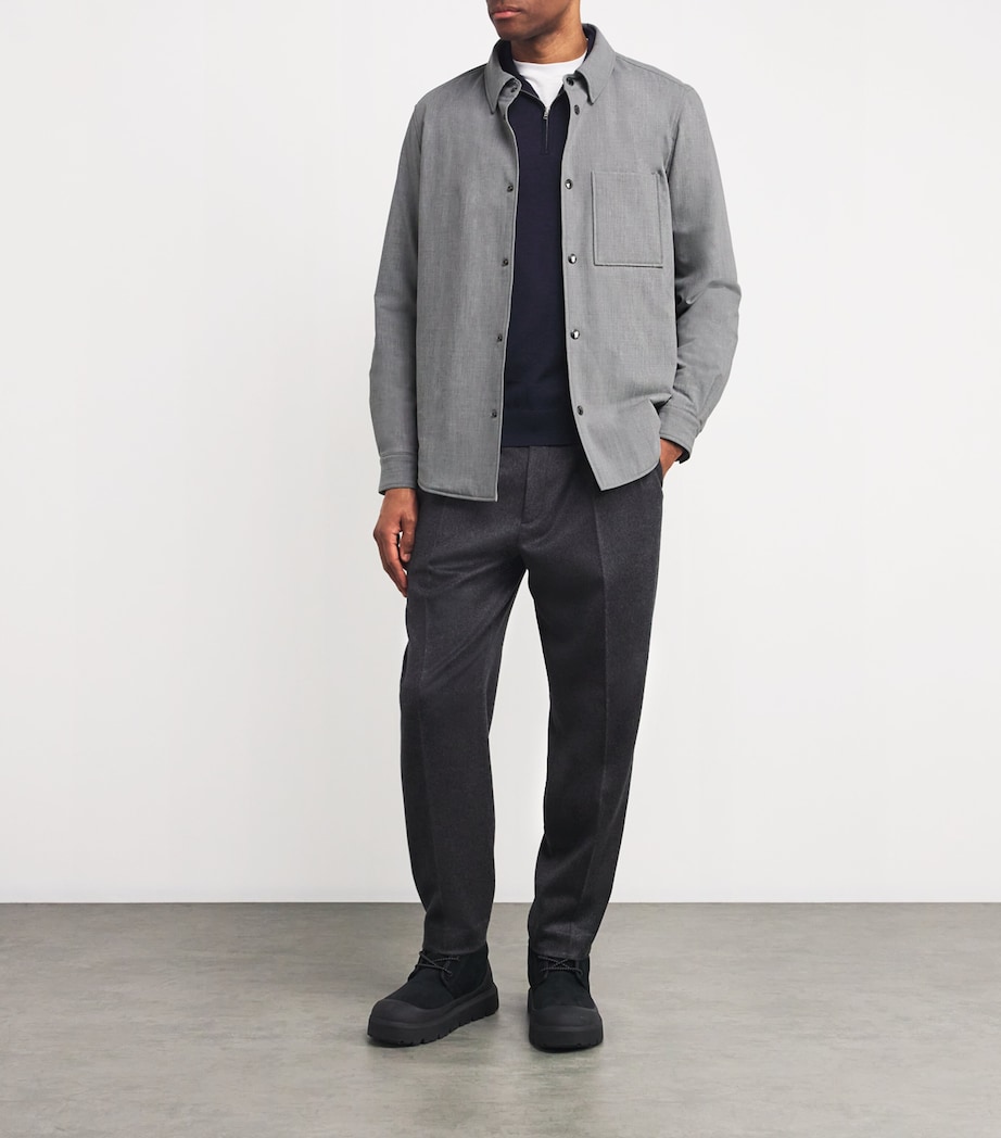 Bogner Mens Olli Overshirt Grey Melange Image 2