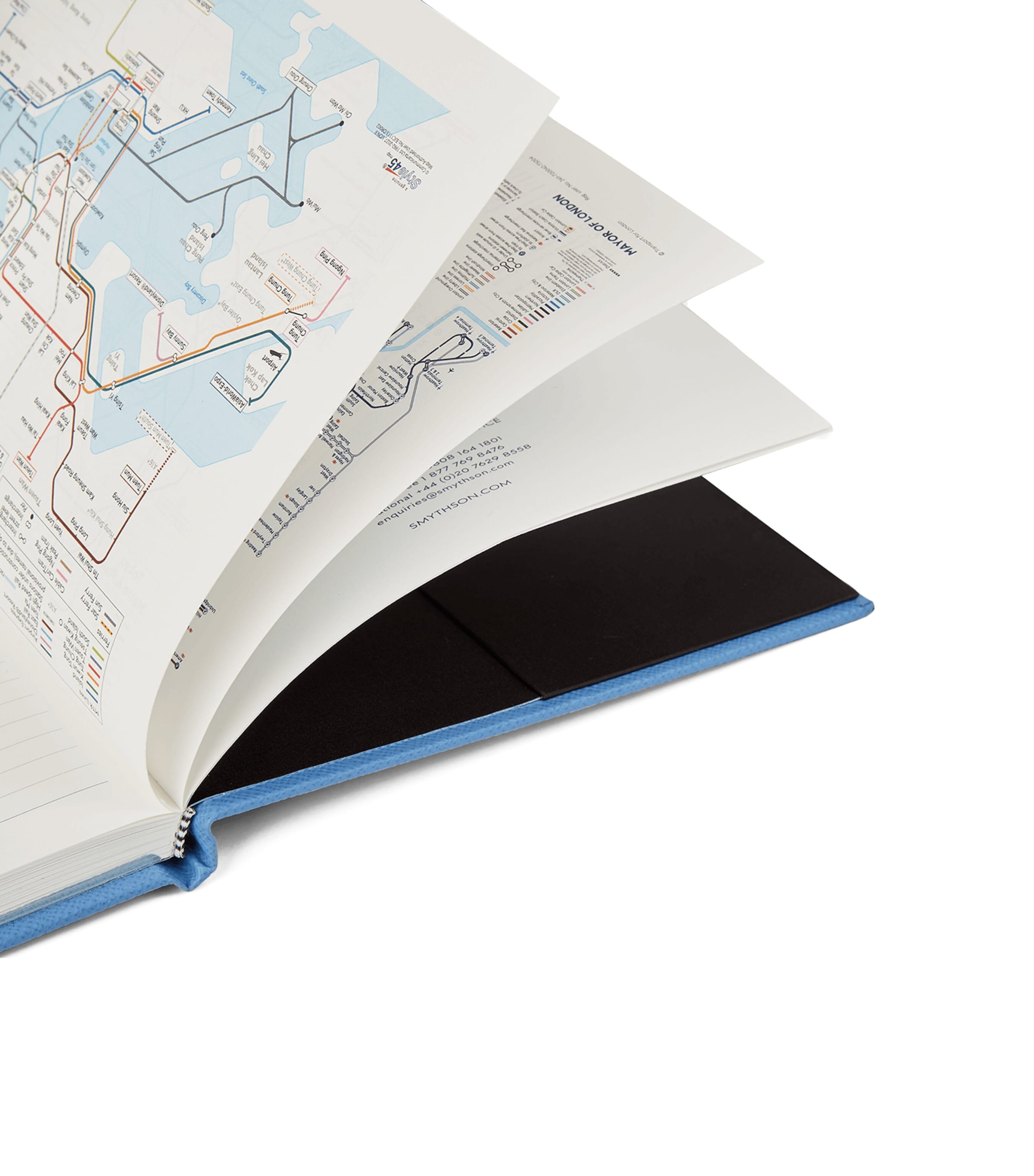 Leather Kings Vertical 2026 Diary NILE BLUE Image 6