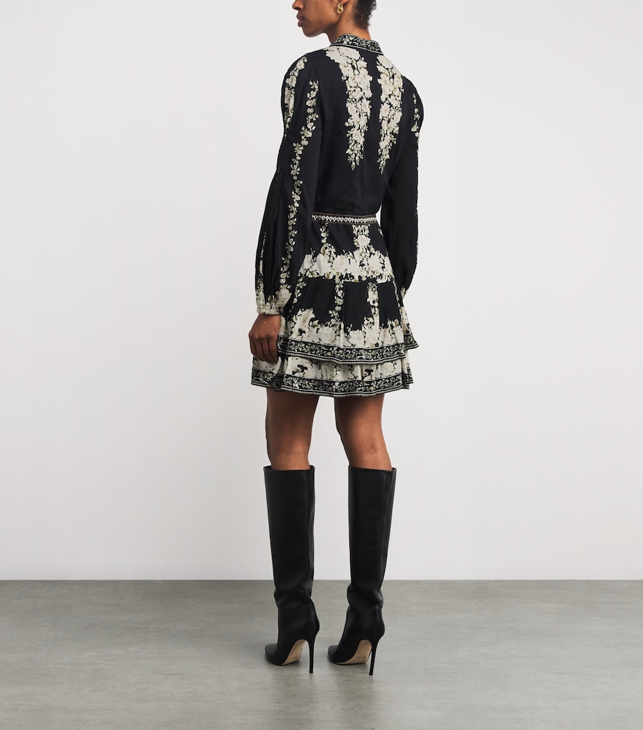 Cotton Valencia Mini Dress G078 FREE FALLING Image 3