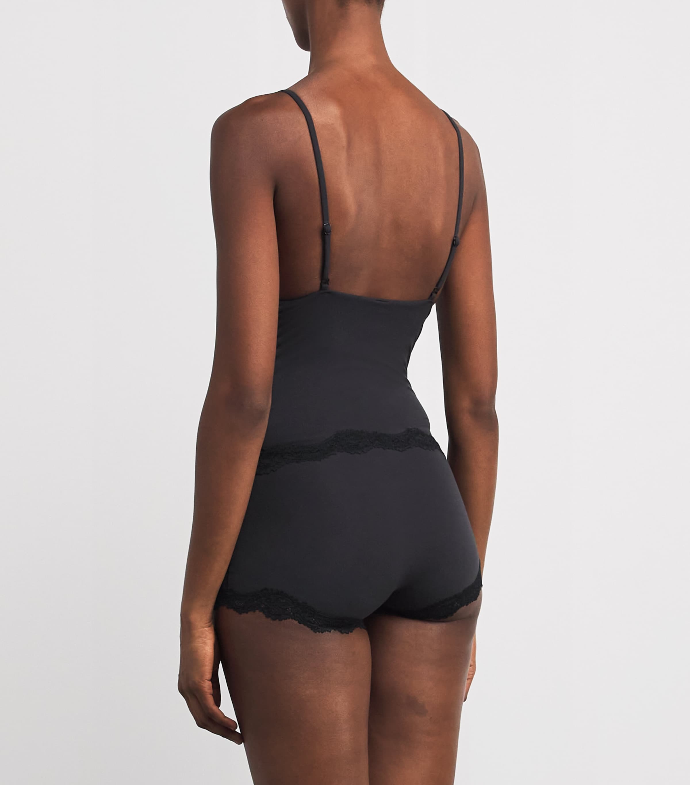 Fits Everybody Lace-Trim Cami and Shorts Set ONYX Image 4