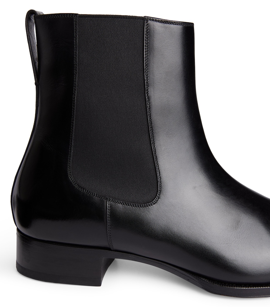 Patent Leather Chelsea Boots 1N001 Image 4