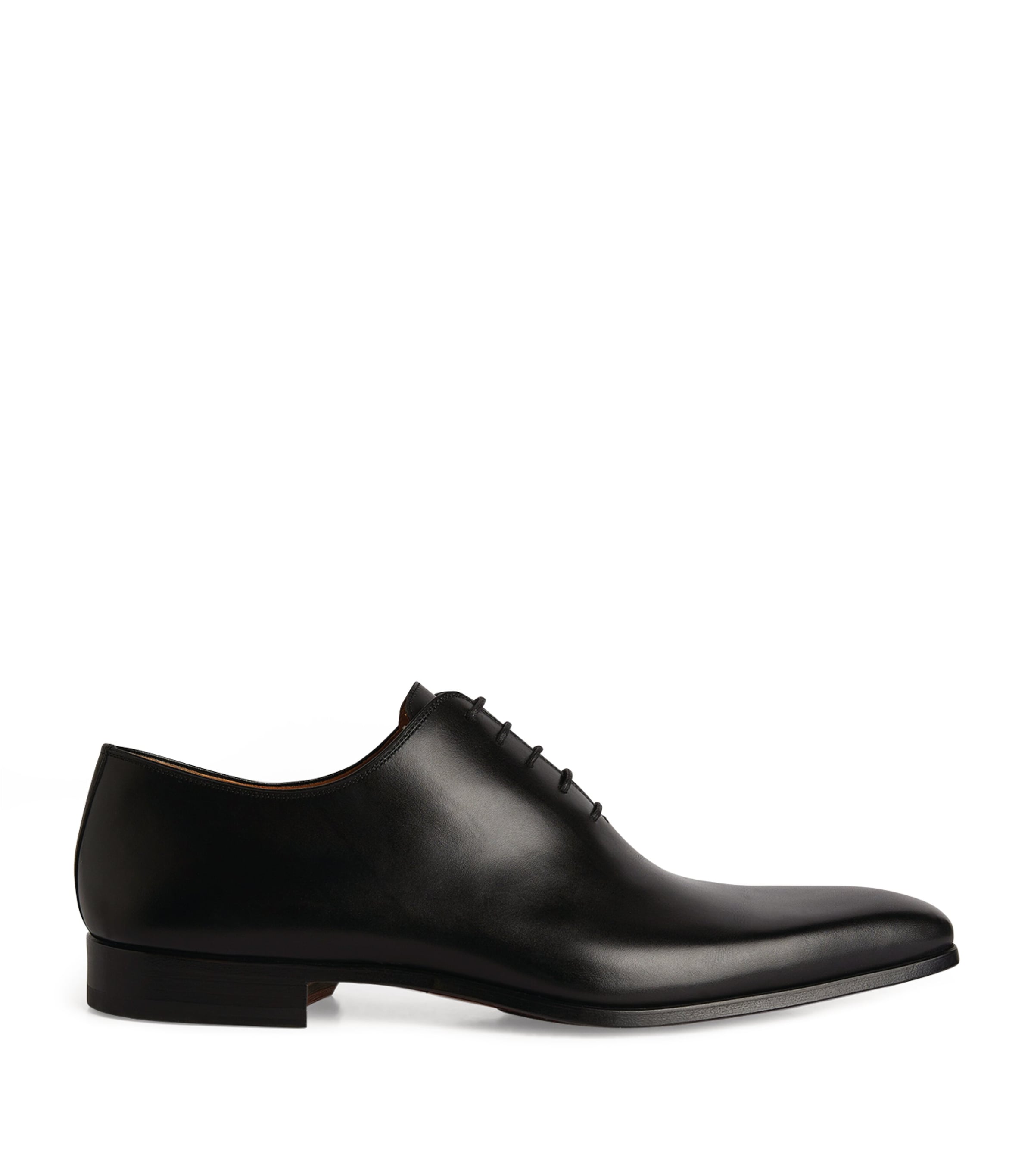 Magnanni Leather Wholecut Oxford Shoes Black Image 3