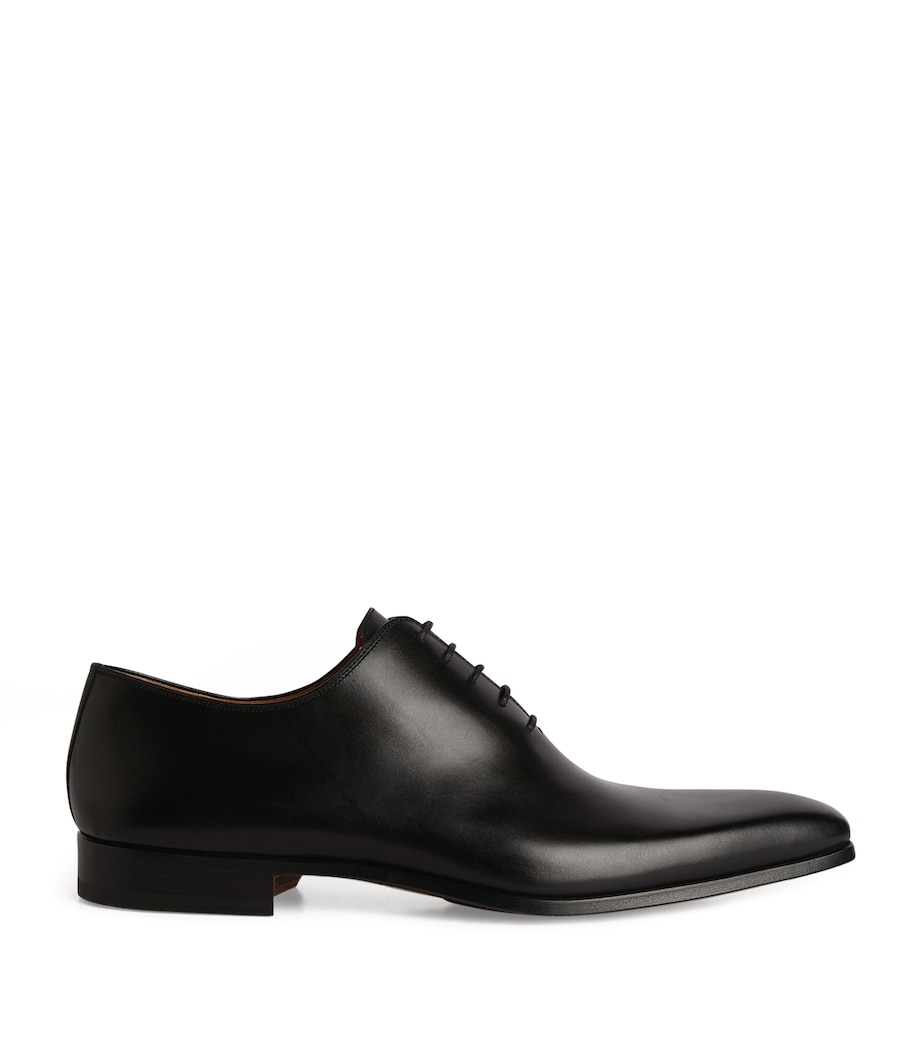 Magnanni Leather Wholecut Oxford Shoes Black Image 3