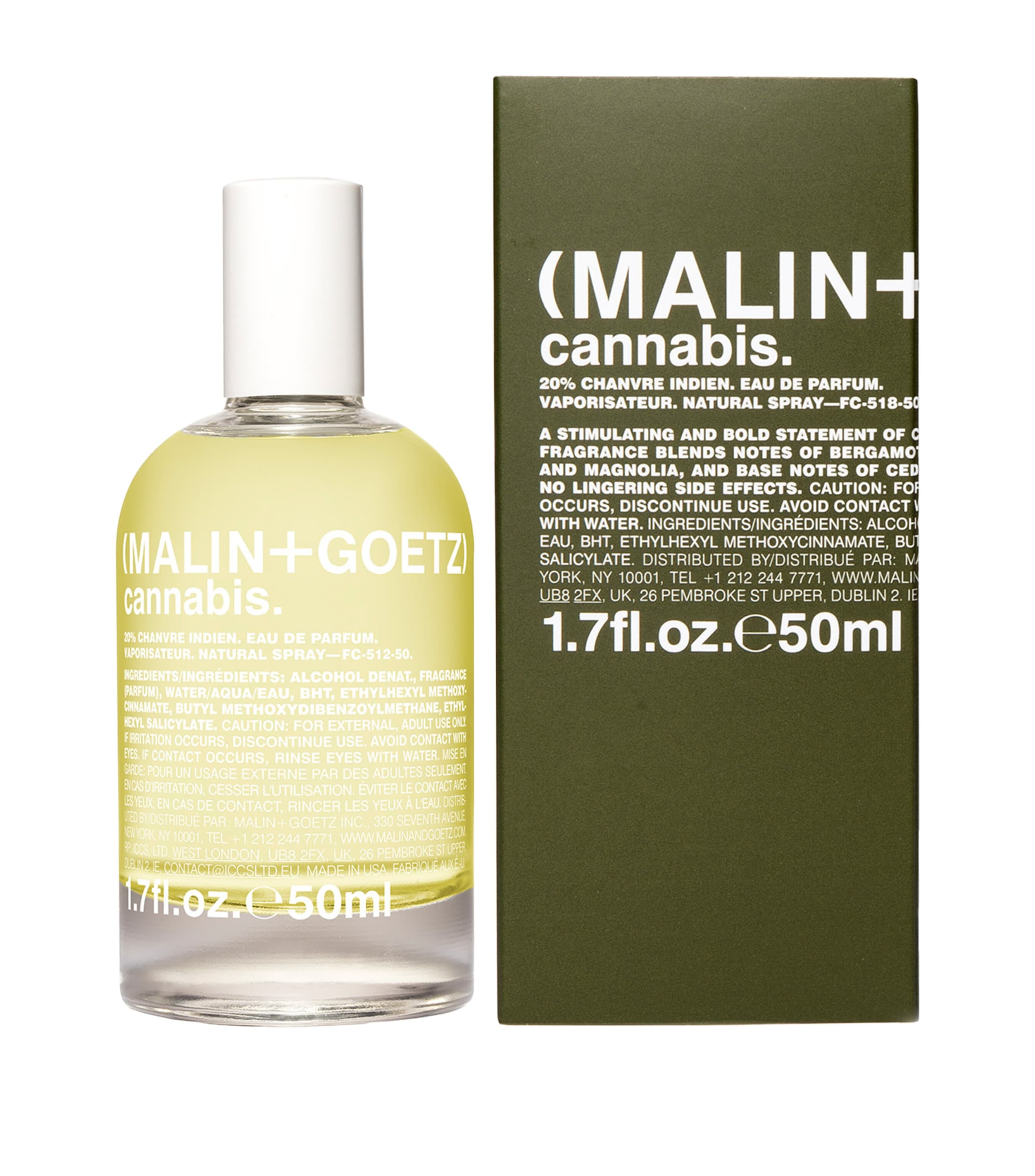 MALIN+GOETZ Cannabis Eau de Parfum (50ml) Image 2