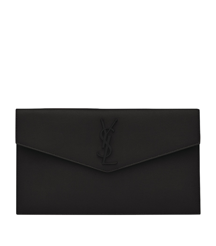 Saint Laurent Leather Uptown Clutch Bag Image 1