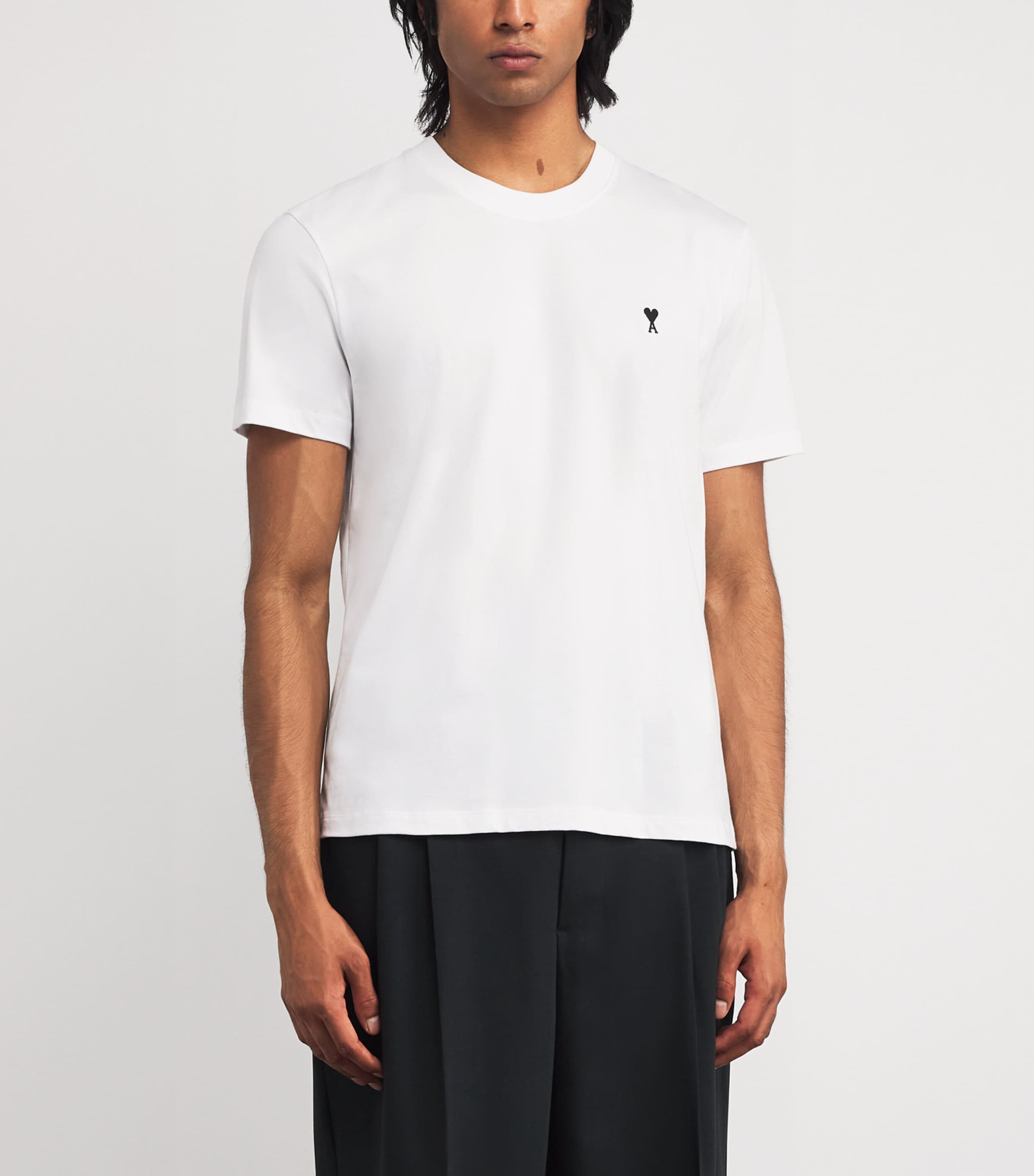 Cotton Embroidered Ami De Coeur T-Shirt 100 - BLANC Image 3