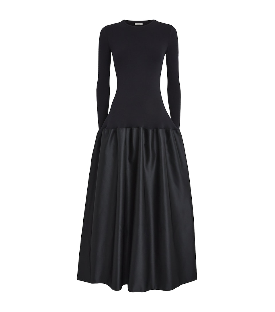 Dropped-Waist Catrin Maxi Dress