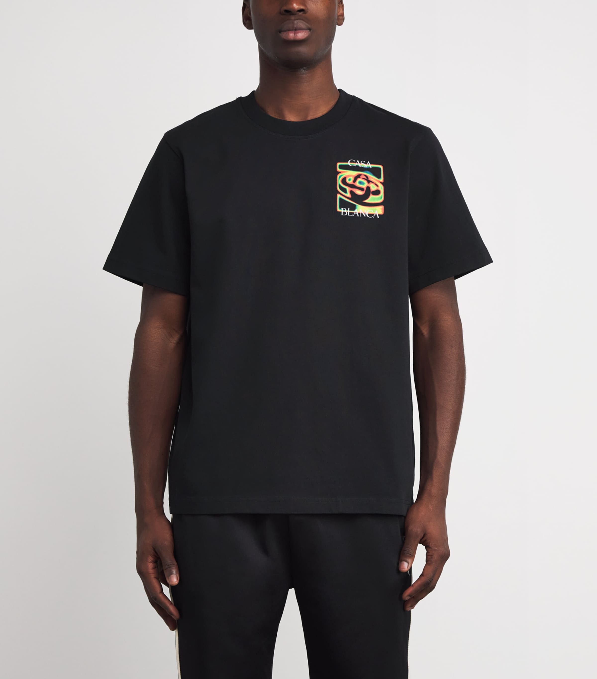 Organic Cotton Heat Map Logo T-Shirt BLACK HEAT MAP Image 3