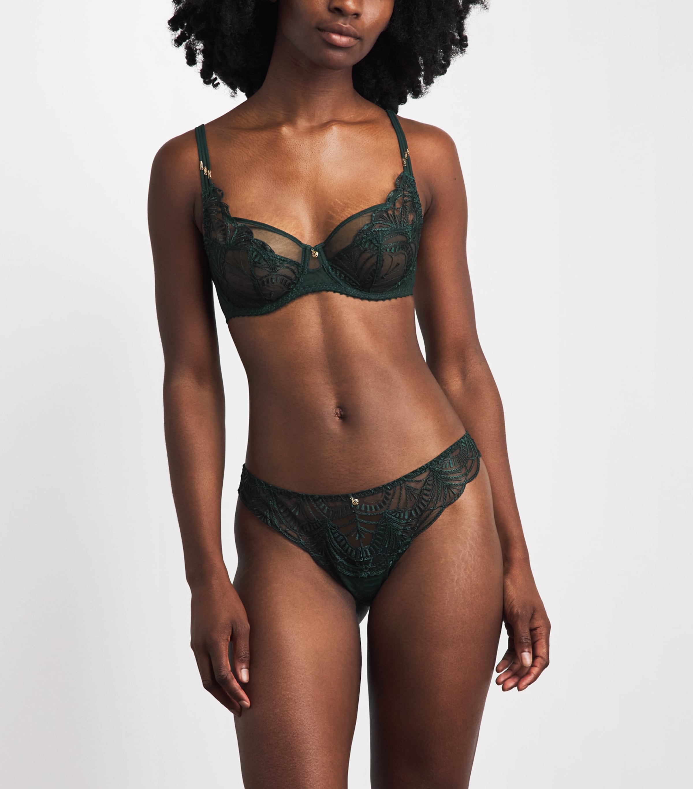 Aubade Womens Vibes Italian Briefs Mysterious Green Image 2